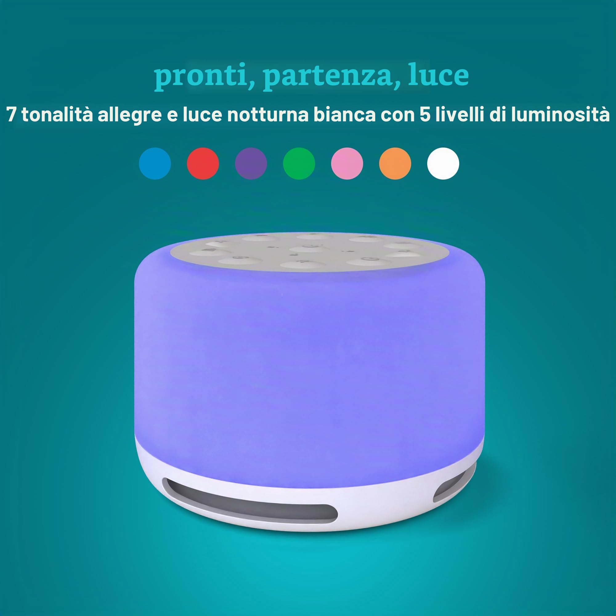 homedics-soundsleep-aura-macchina-del-rumore-bianco-ricaricabile-con-luce-nottur image 4
