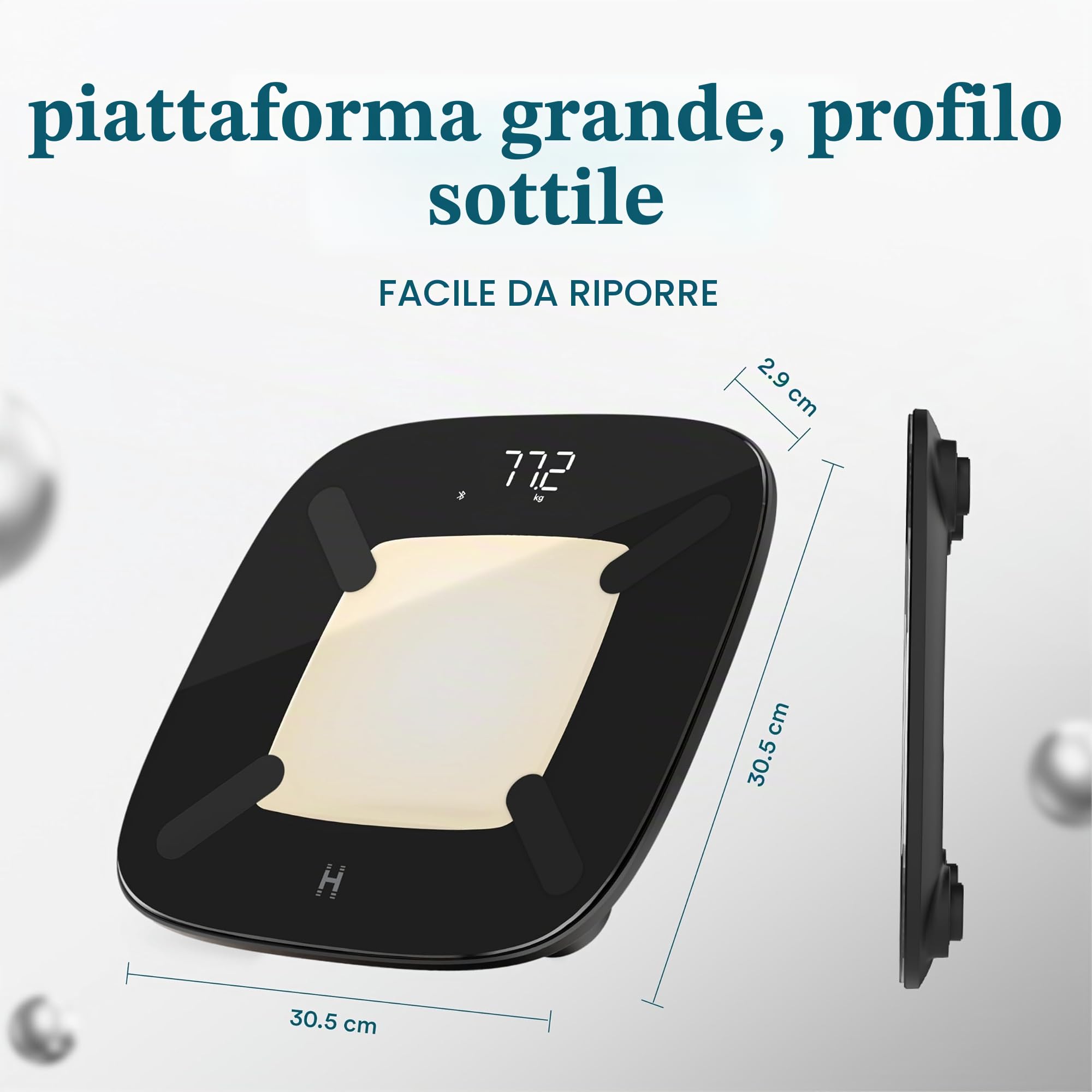 homedics-glo-body-analyser-bilancia-pesapersone-smart-con-app-13-parametri-corpo image 5