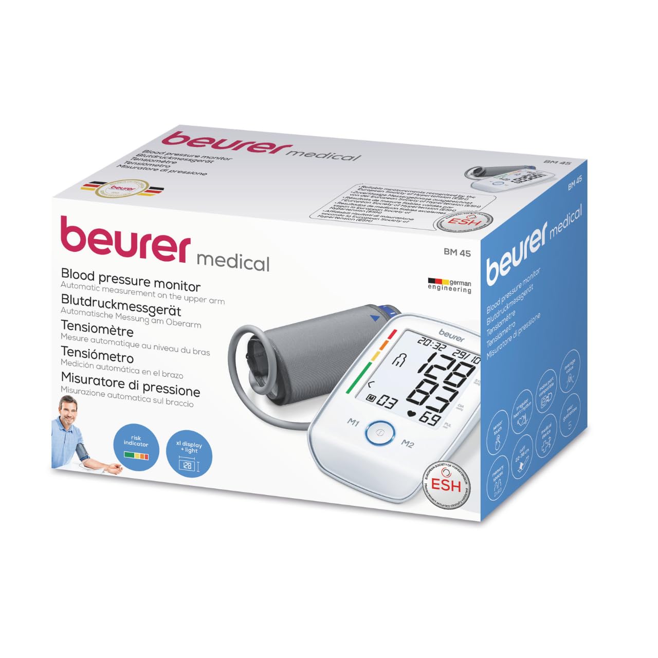 beurer-bm-45-misuratore-di-pressione-da-braccio-con-rilevazione-aritmie-e-displa image 7