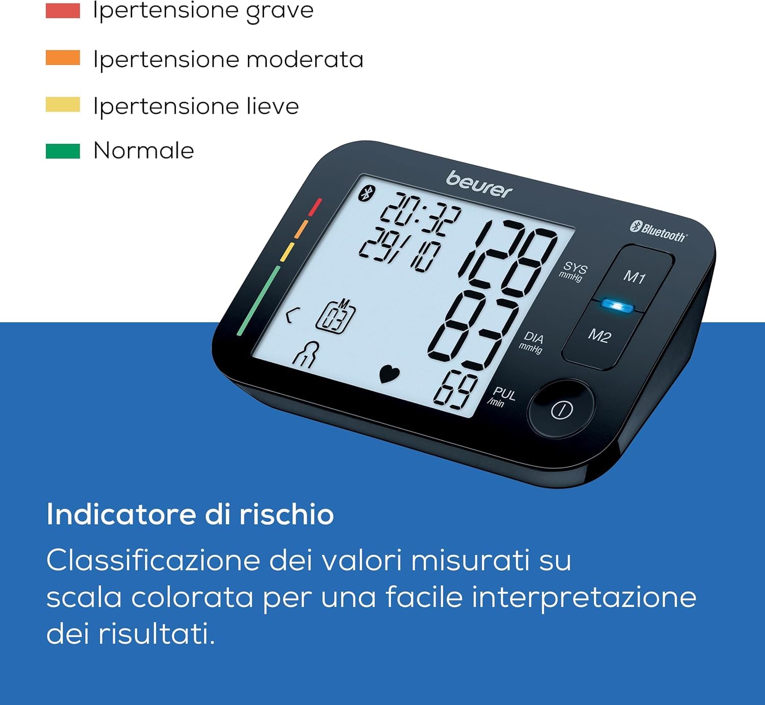 beurer-bm-54-misuratore-di-pressione-da-braccio-con-bluetooth-display-xl-manicot image 5