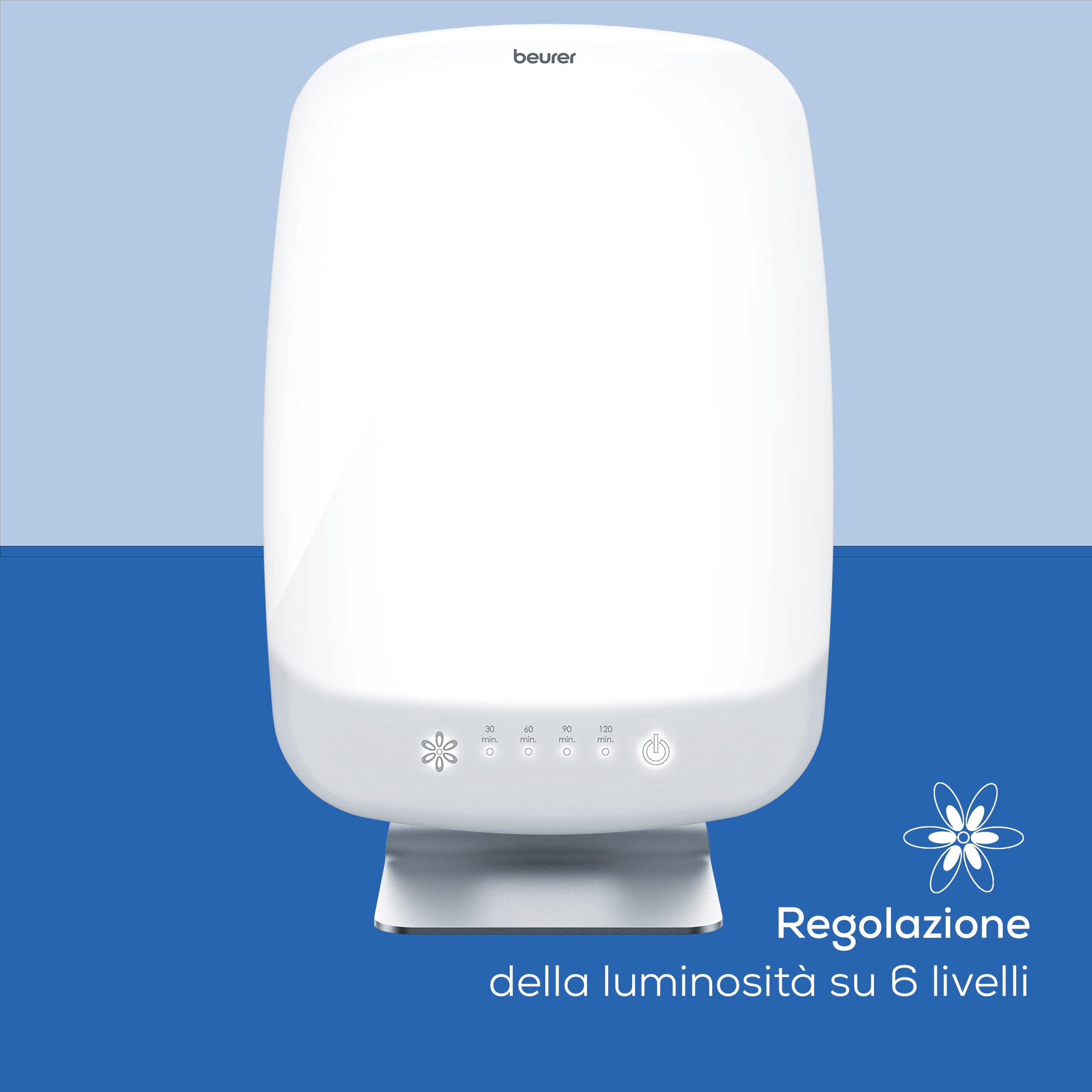beurer-tl-95-lampada-sad-per-luce-giornaliera-14-000-lux-led-sunlike-dimmer-6-li image 3