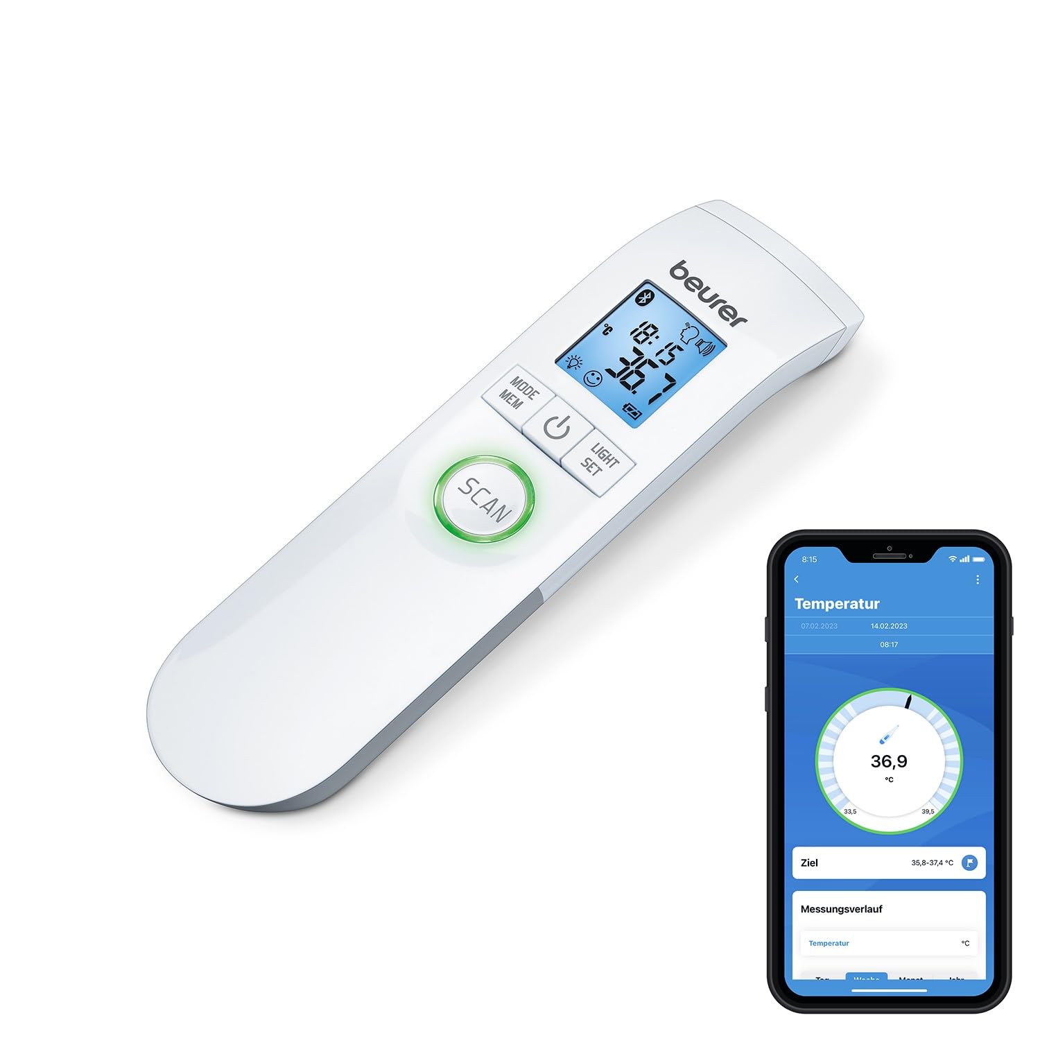 beurer-ft-95-termometro-infrarossi-senza-contatto-con-bluetooth-e-app-healthmana image 1