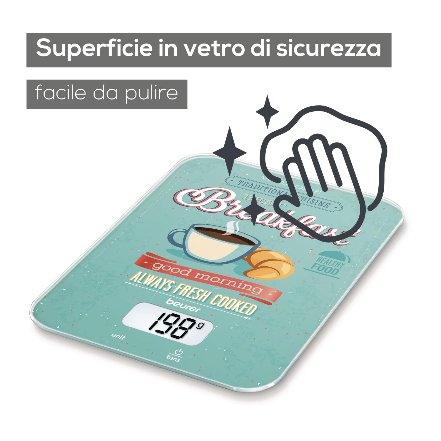 beurer-ks-19-bilancia-da-cucina-con-funzione-tara-superficie-in-vetro-portata-5- image 2