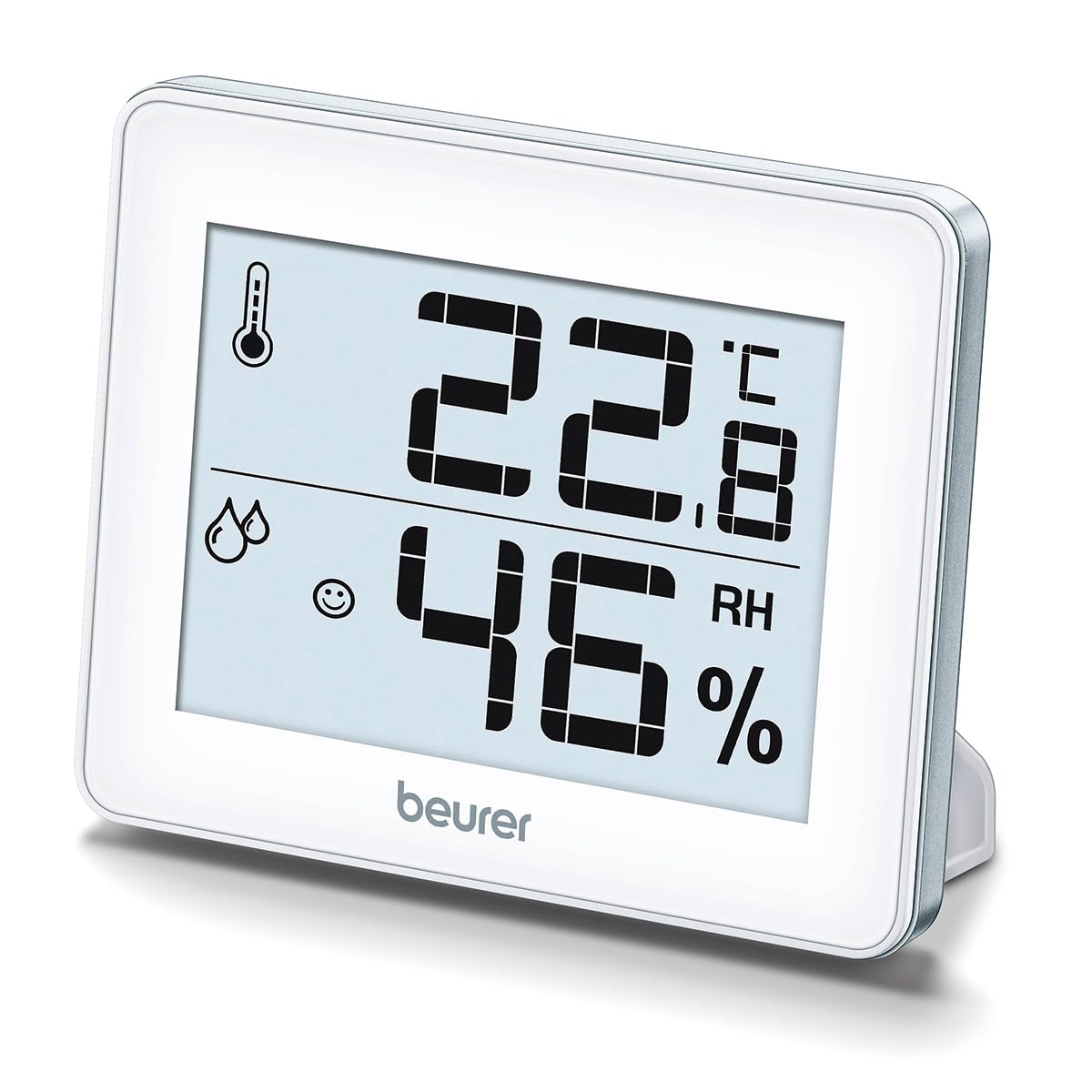 beurer-hm-16-termoigrometro-digitale-con-display-smiley-misura-temperatura-e-umi image 1