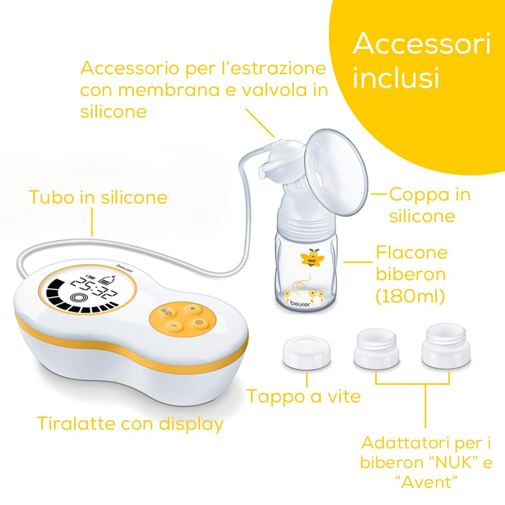 beurer-by-60-tiralatte-elettrico-con-tecnologia-del-vuoto-a-10-livelli-di-suzion image 4