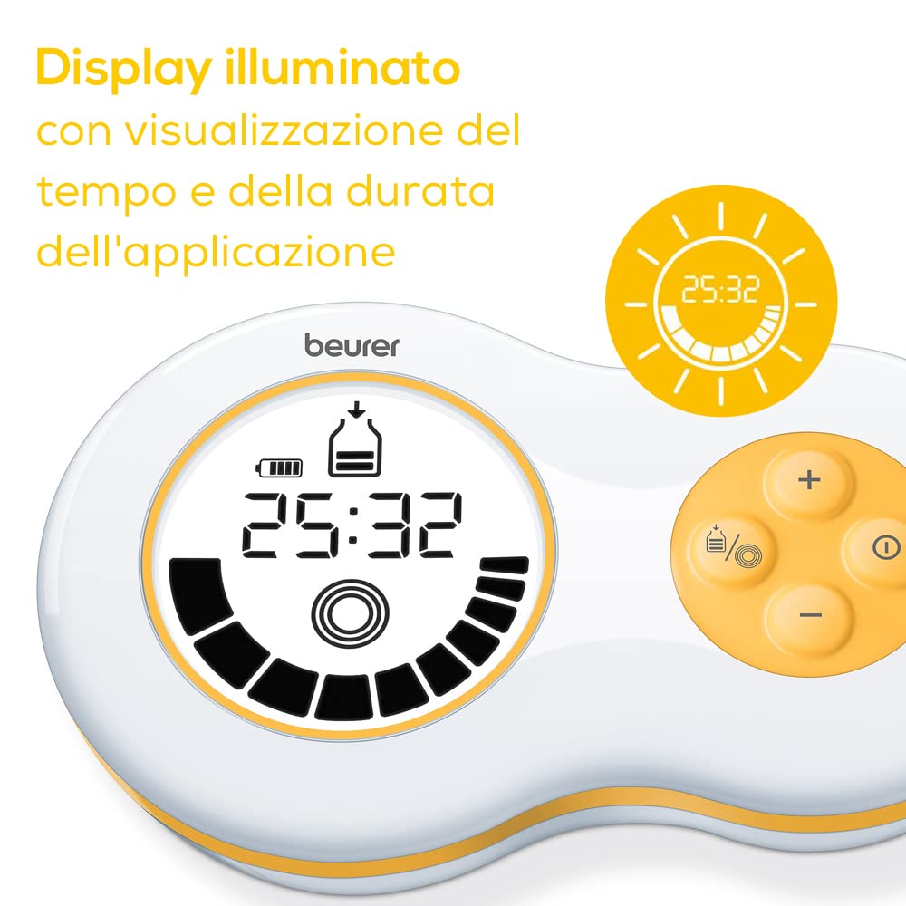 beurer-by-60-tiralatte-elettrico-con-tecnologia-del-vuoto-a-10-livelli-di-suzion image 3