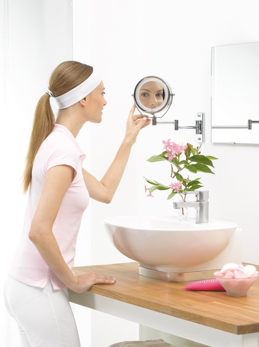 beurer-bs-59-specchio-cosmetico-da-parete-orientabile-2-in-1-con-illuminazione-l image 3