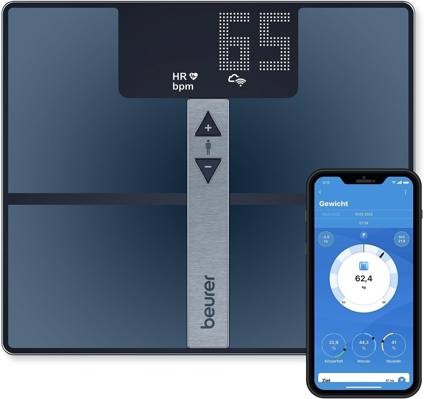 beurer-bf-980-bilancia-diagnostica-con-wifi-e-bluetooth-app-frequenza-cardiaca-b image 1