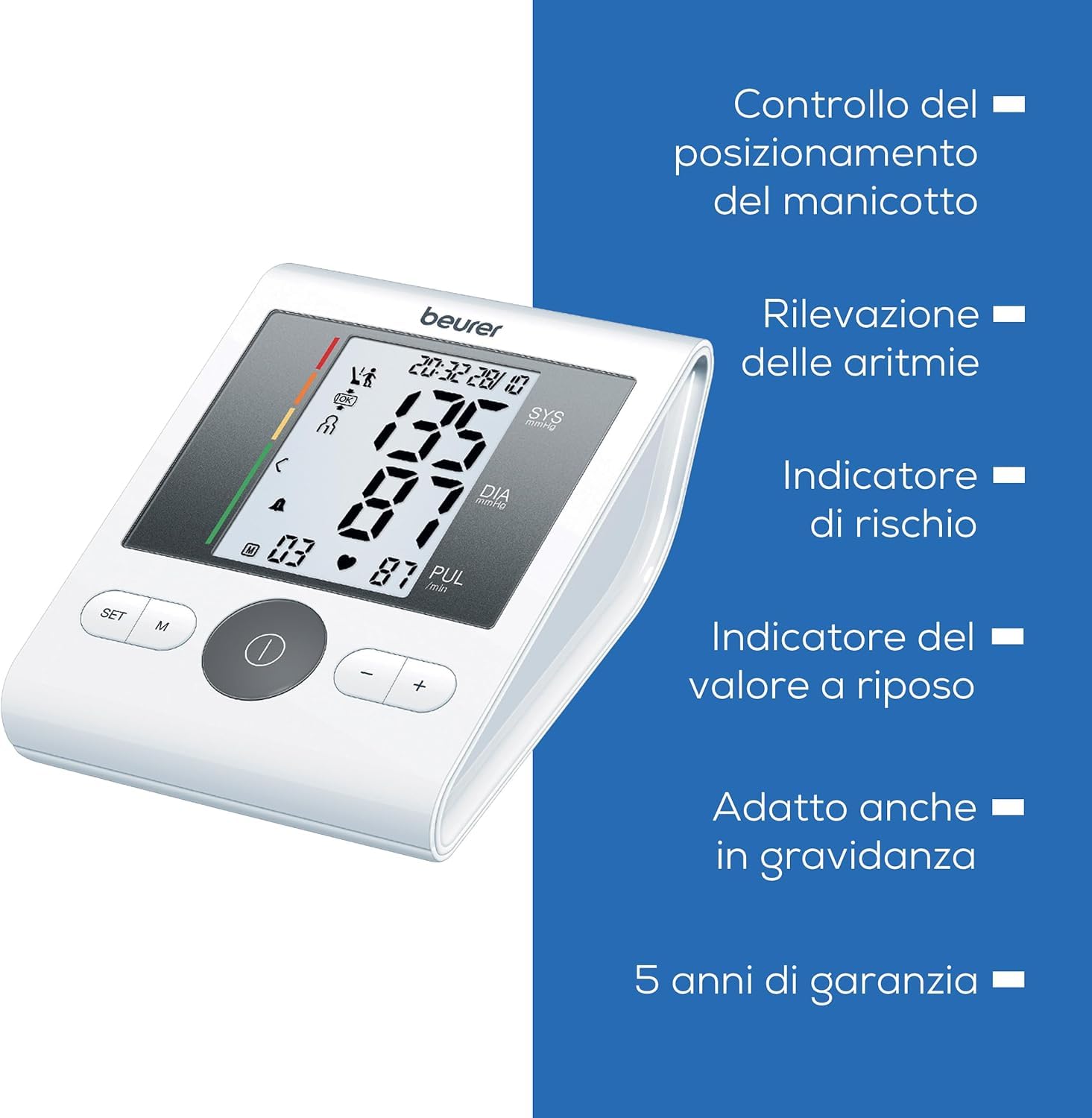 beurer-bm-28-misuratore-di-pressione-da-braccio-digitale-automatico-validato-cli image 7