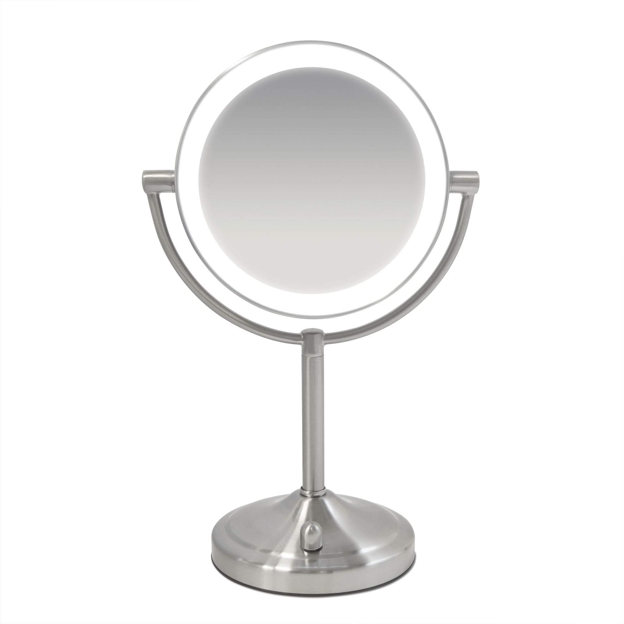 homedics-beauty-spa-specchio-cosmetico-illuminato-led-bifacciale-rotante-con-ing image 2