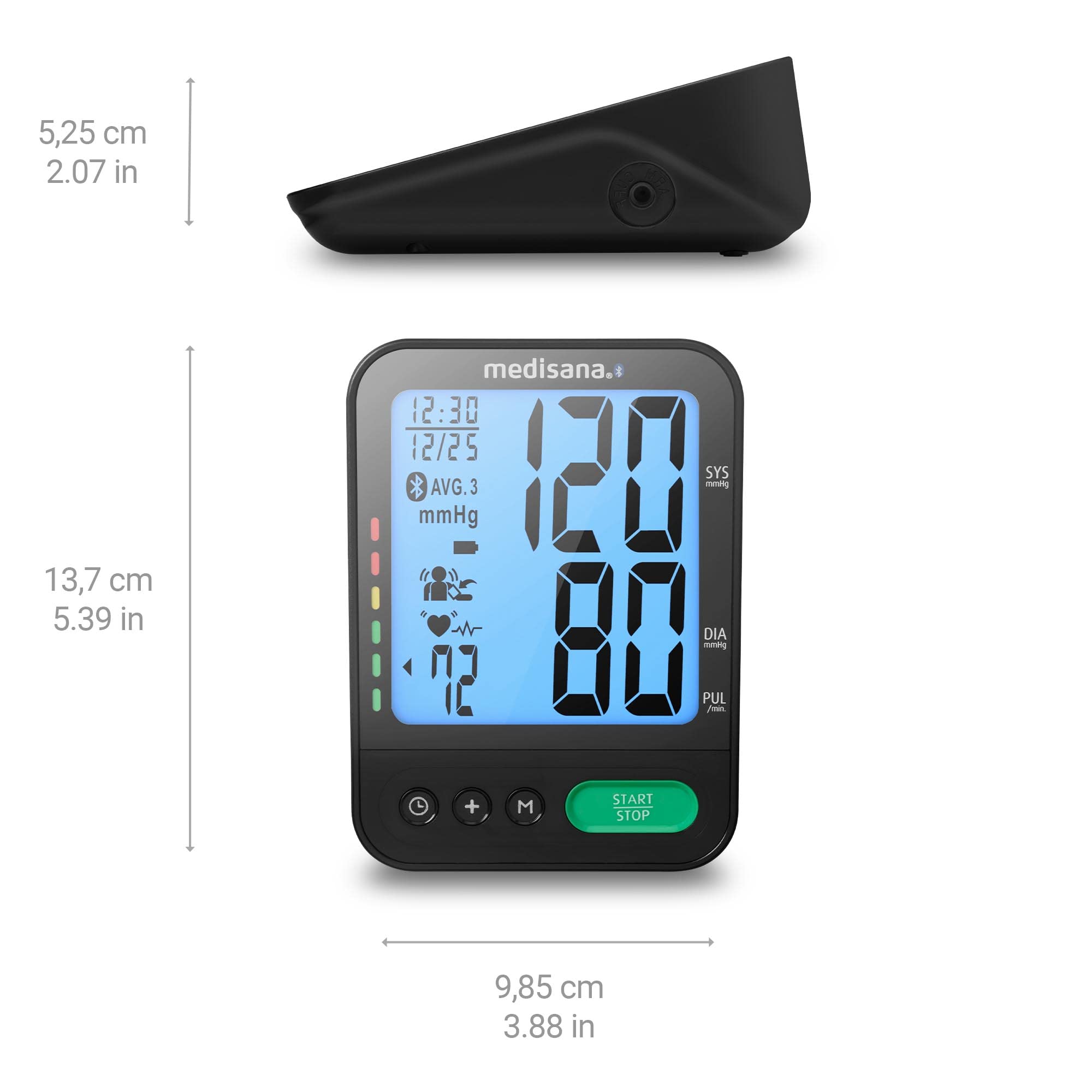 medisana-bu-580-connect-misuratore-di-pressione-da-braccio-con-app-bluetooth-e-s image 2
