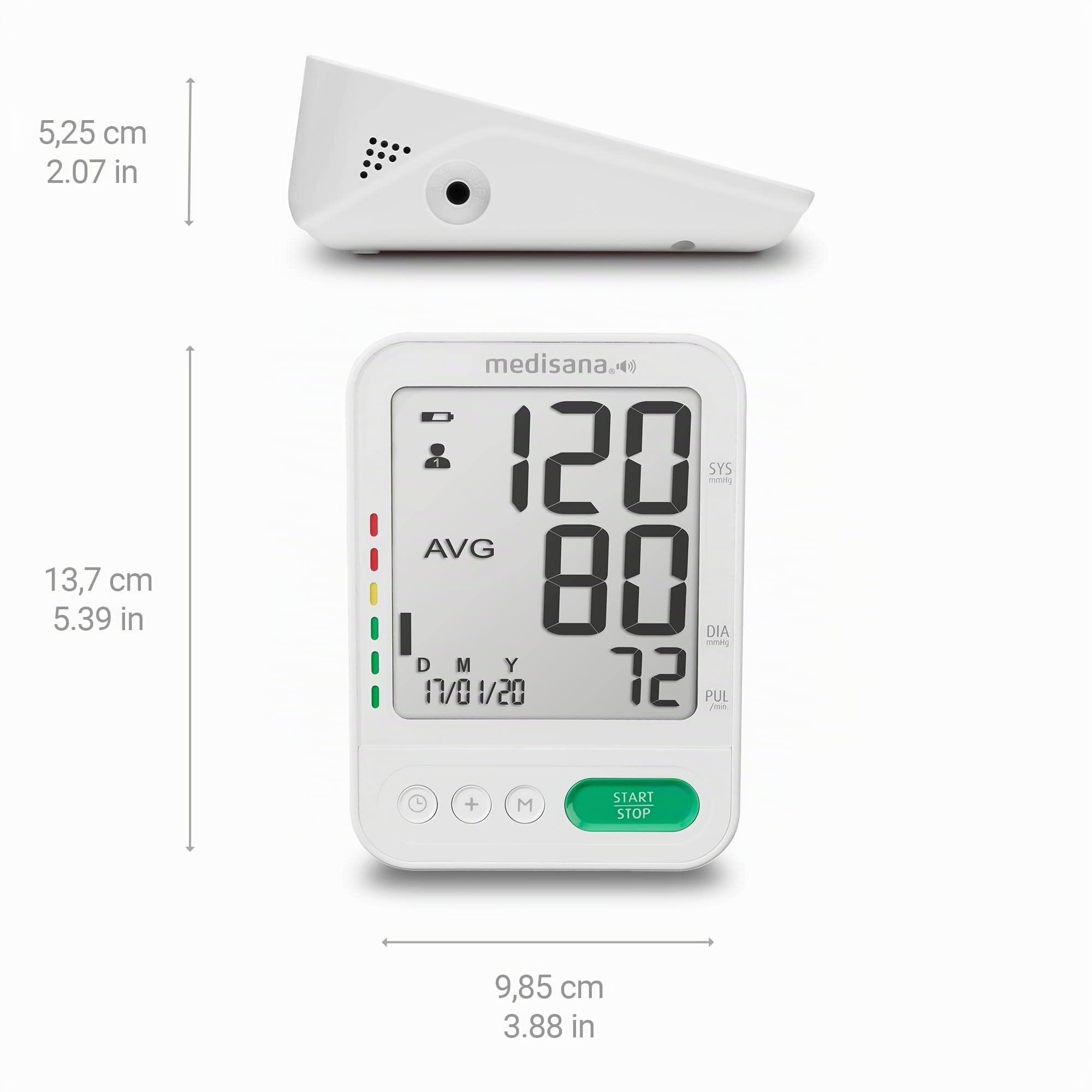 medisana-bu-586-voice-misuratore-di-pressione-da-braccio-con-uscita-vocale-120-m image 2