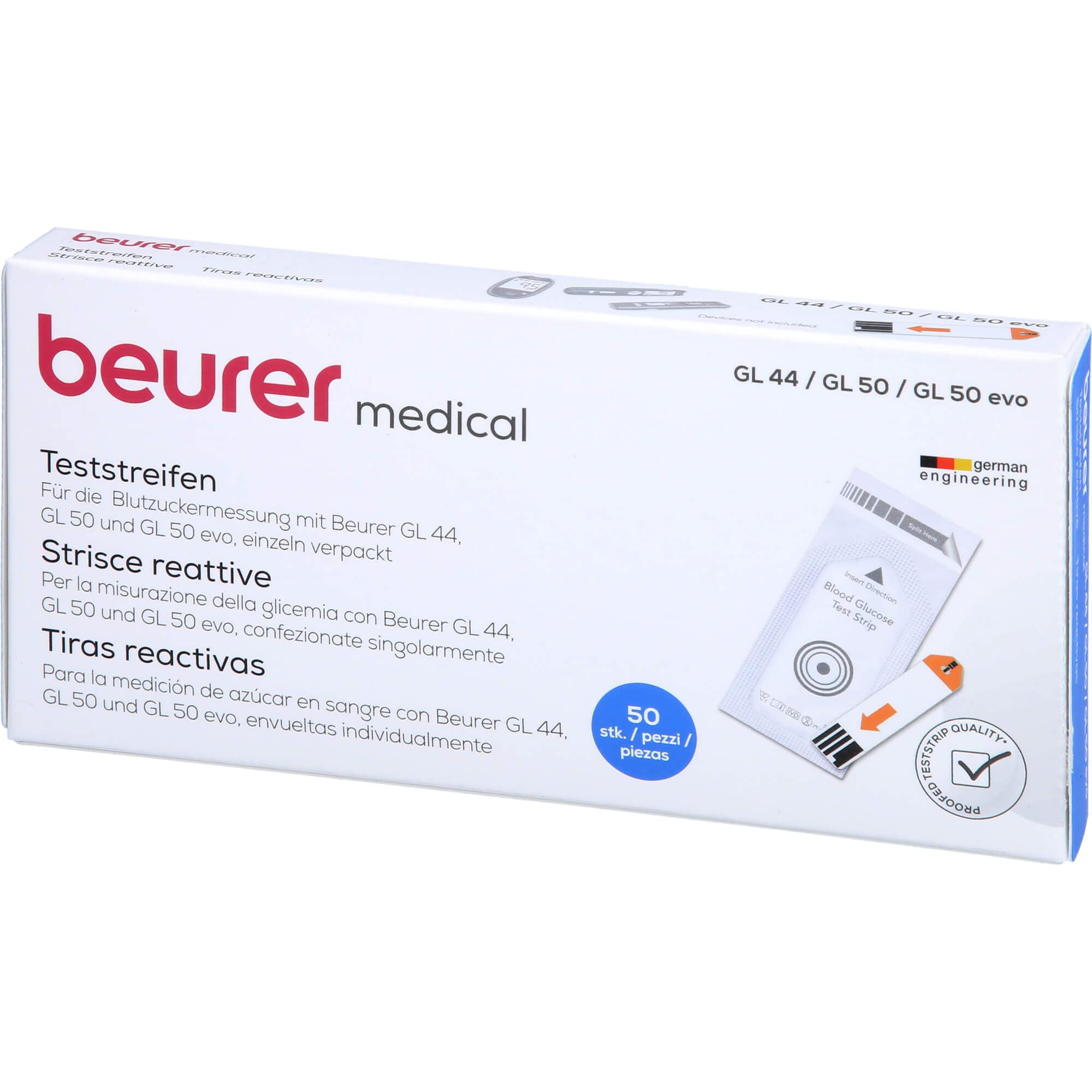 beurer-gl44-gl50-strisce-reattive-per-glicemia-50-pezzi-confezionati-singolarmen image 2