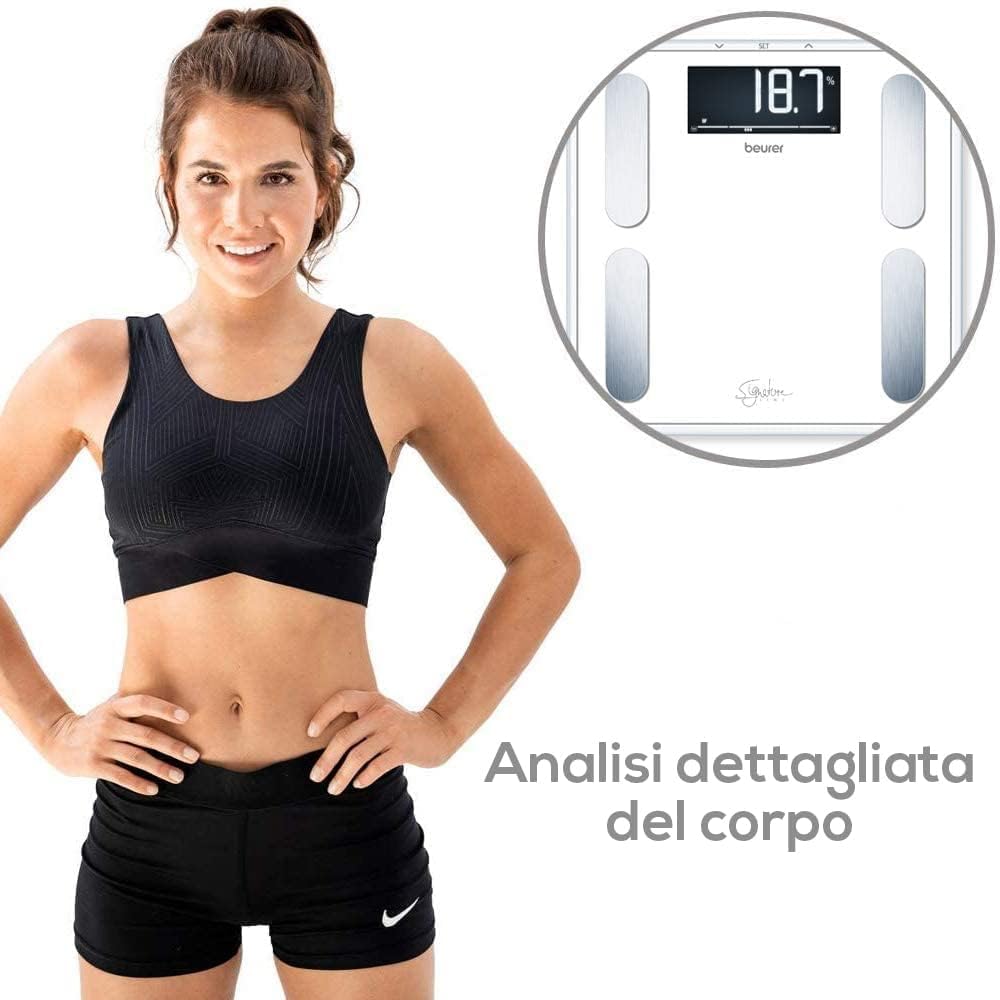 beurer-bf-400-bilancia-diagnostica-signature-line-bianca-con-analisi-corporea-b- image 2