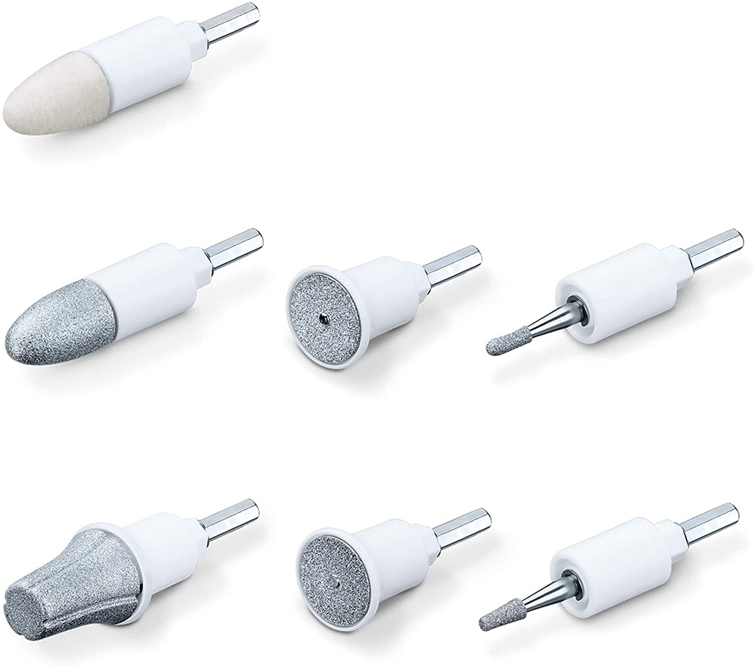 beurer-set-di-7-accessori-di-ricambio-in-zaffiro-e-feltro-per-manicure-e-pedicur image 1