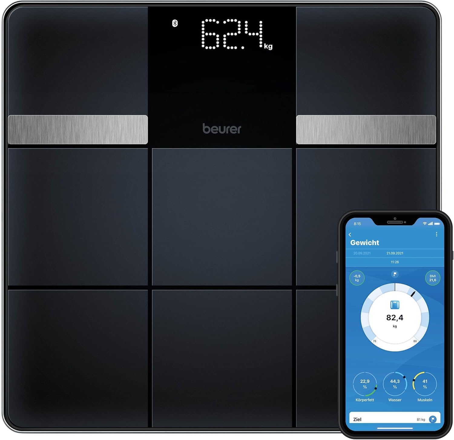 beurer-bf-500-bilancia-pesapersone-digitale-diagnostica-con-bluetooth-app-e-magi image 8
