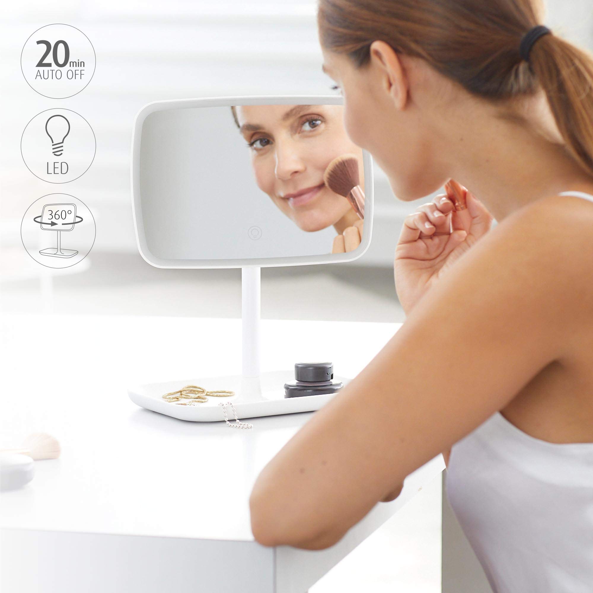 medisana-cm-848-specchio-cosmetico-a-led-illuminazione-dimmerabile-a-33-led-zoom image 4
