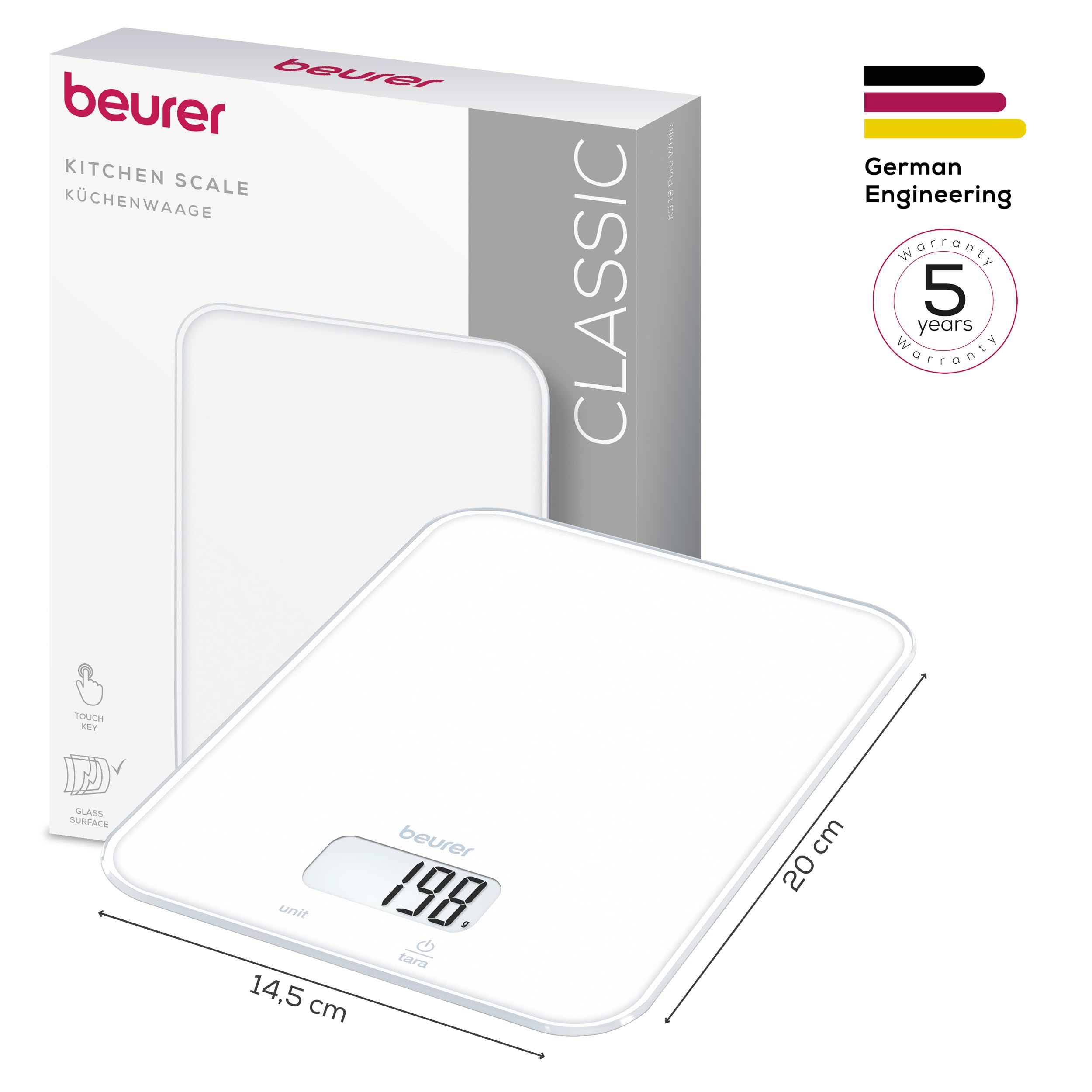 beurer-ks-19-pure-white-bilancia-da-cucina-digitale-5-kg-sensore-touch-funzione- image 7