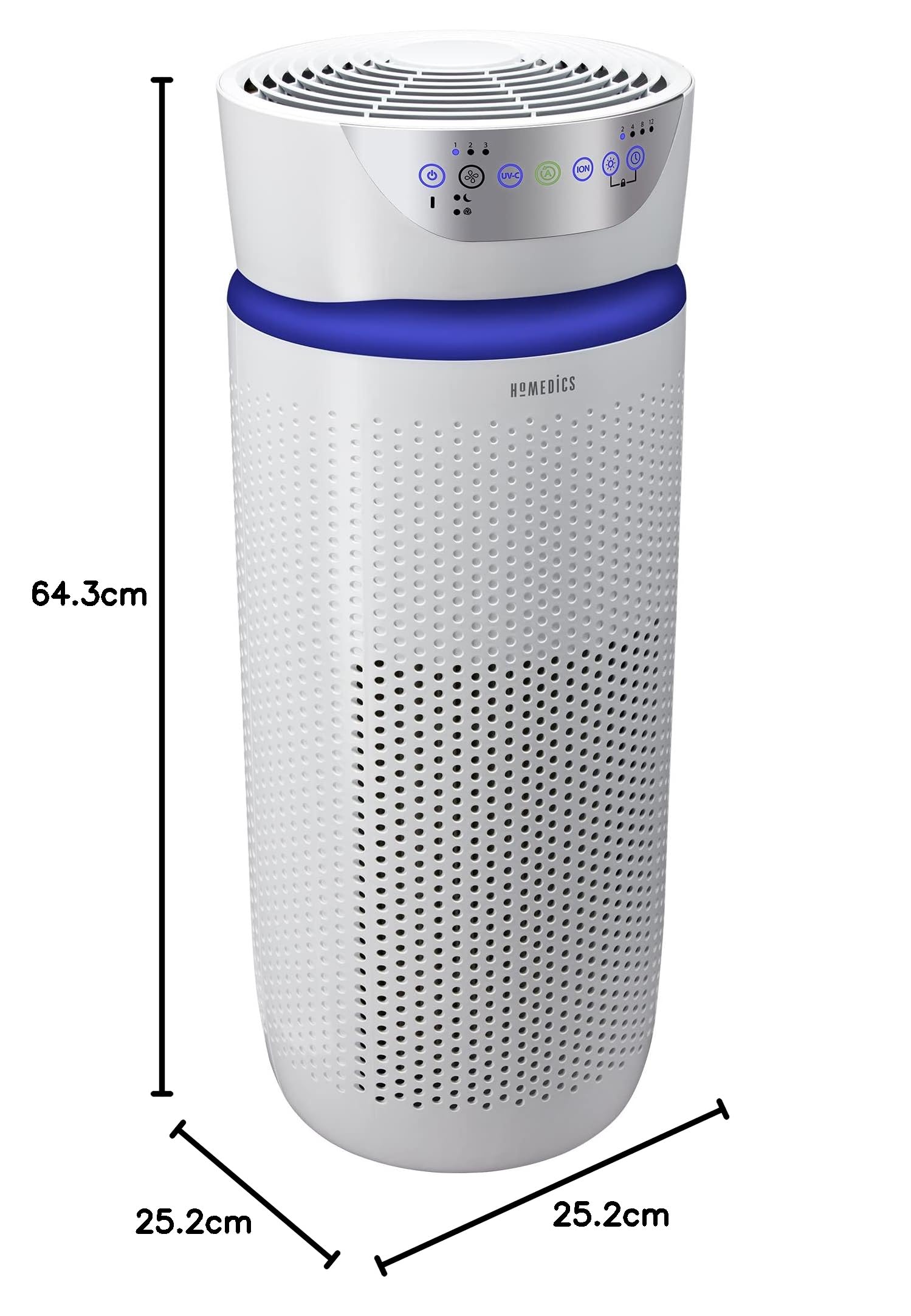 homedics-totalclean-5-in-1-deluxe-ap-t30-purificatore-d-aria-con-vero-filtro-hep image 8