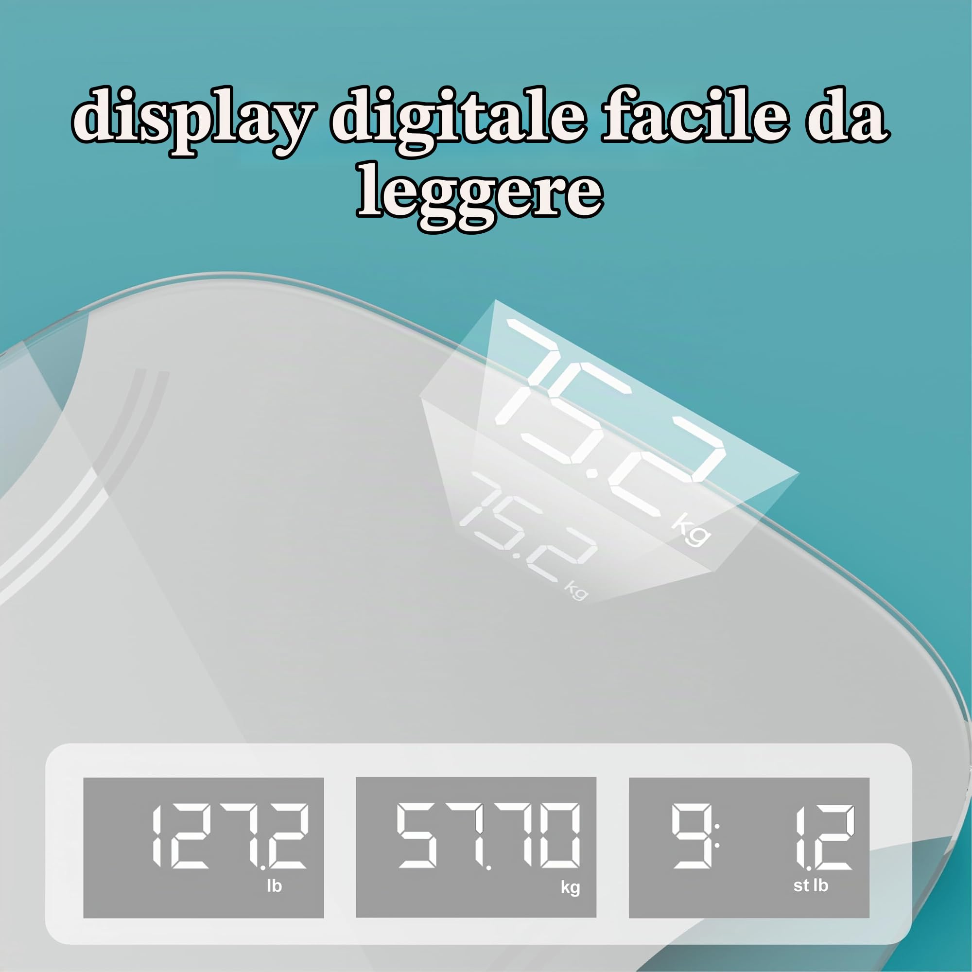 homedics-essential-bilancia-digitale-da-bagno-con-display-led-e-vetro-temperato- image 2