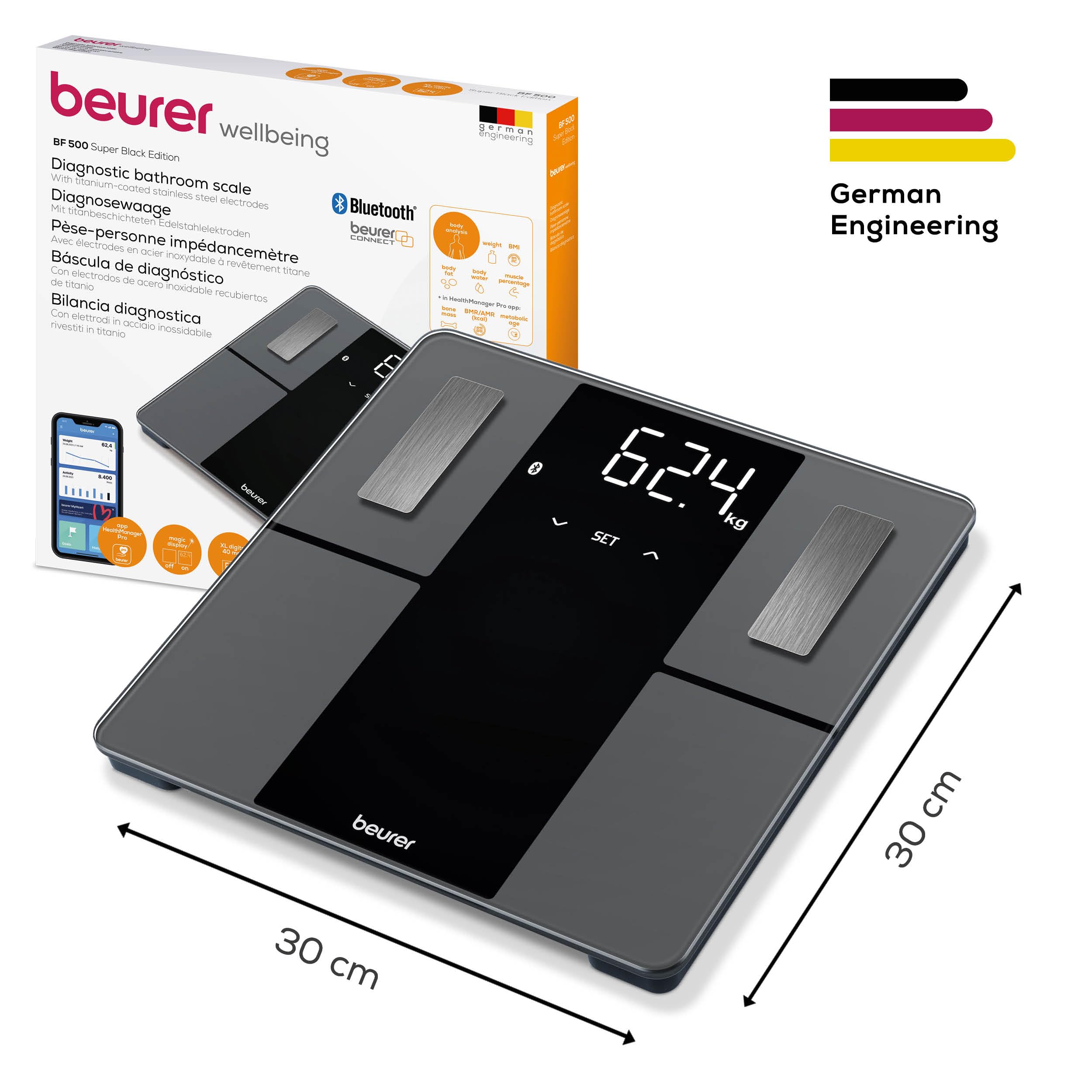 beurer-bf-500-bilancia-pesapersone-digitale-diagnostica-con-bluetooth-app-e-magi image 6