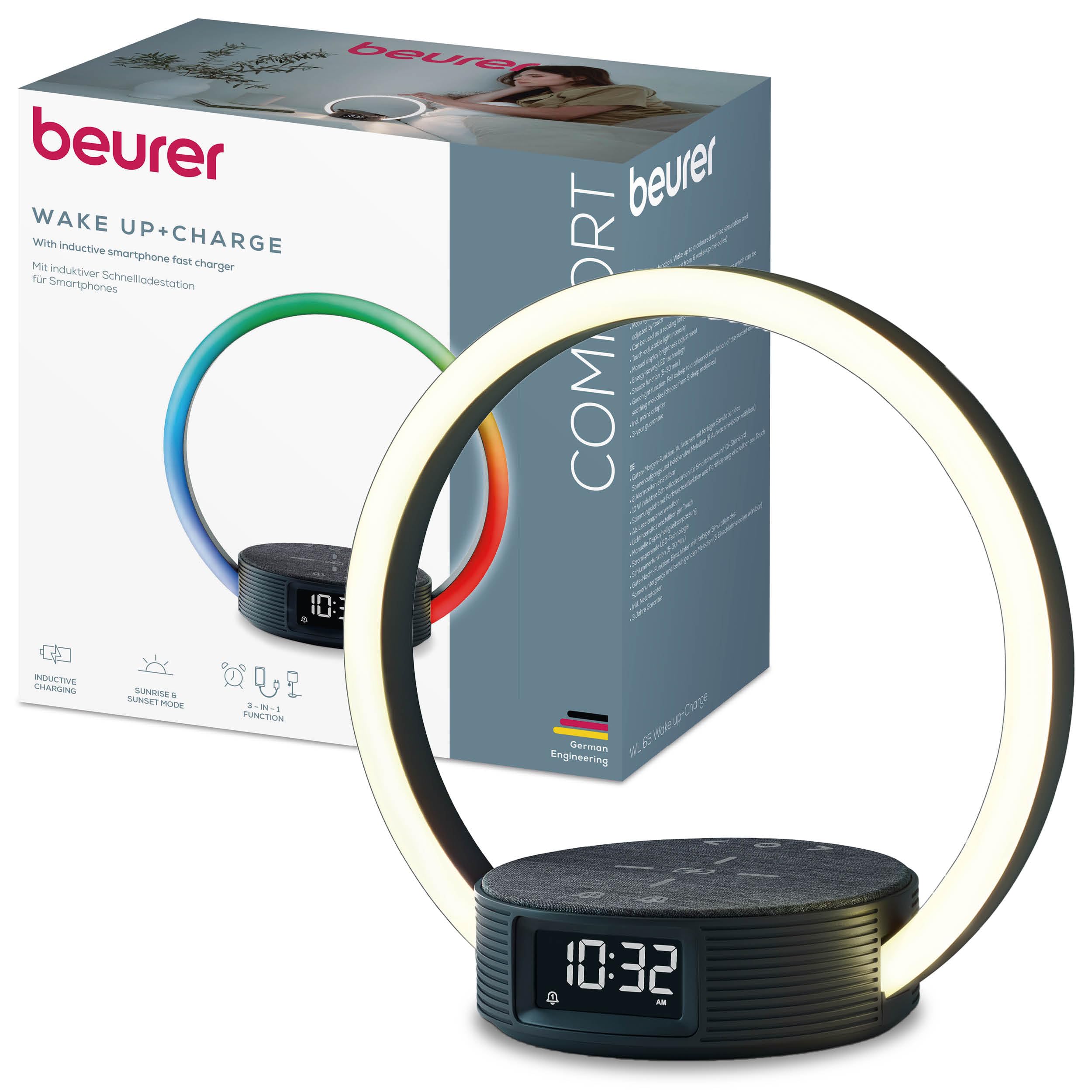 beurer-wl-65-luce-sveglia-3-in-1-con-simulazione-alba-e-tramonto-ricarica-wirele image 1