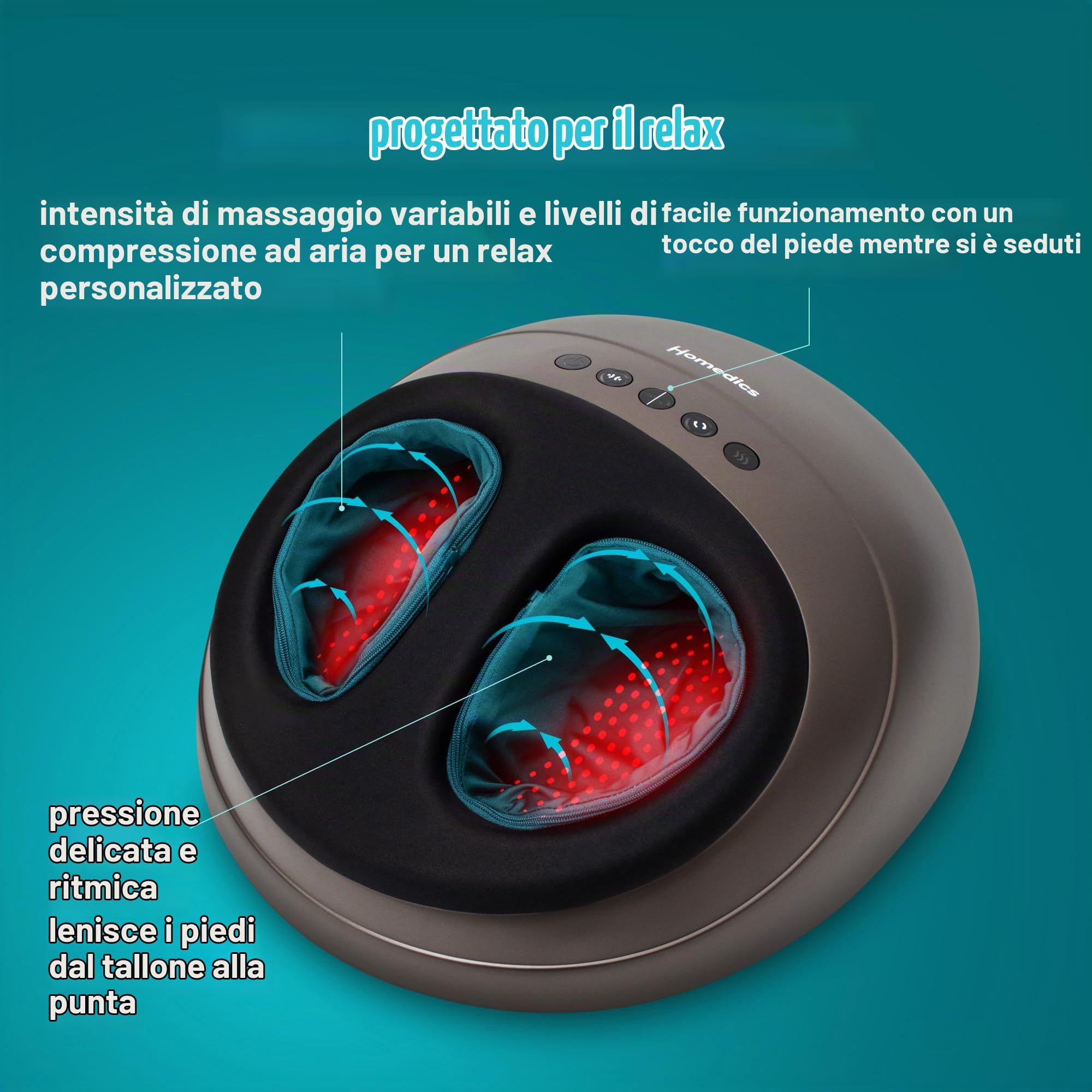 homedics-shiatsu-air-pro-massaggiatore-per-piedi-con-compressione-d-aria-calore- image 6