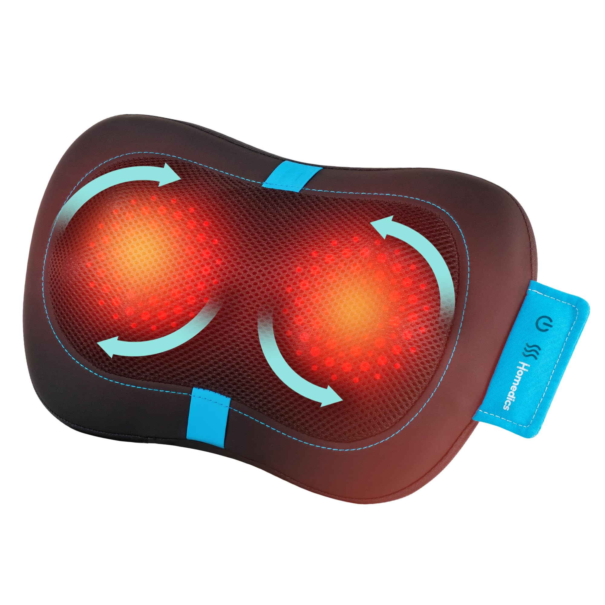 homedics-cuscino-massaggiante-portatile-shiatsu-con-calore-4-nodi-rotanti-bidire image 1