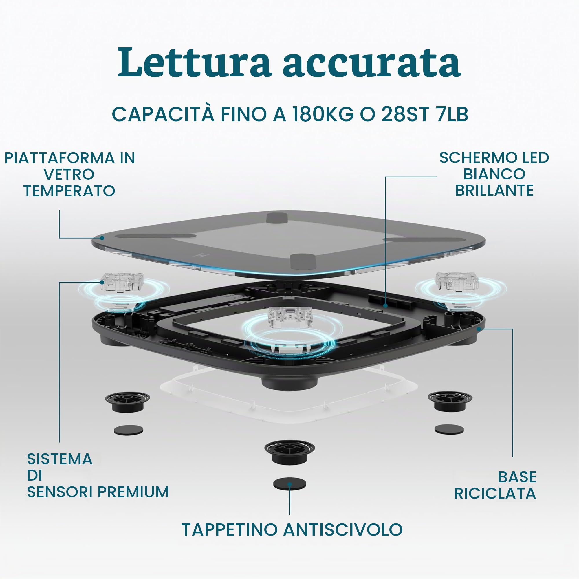homedics-glo-body-analyser-bilancia-pesapersone-smart-con-app-13-parametri-corpo image 4
