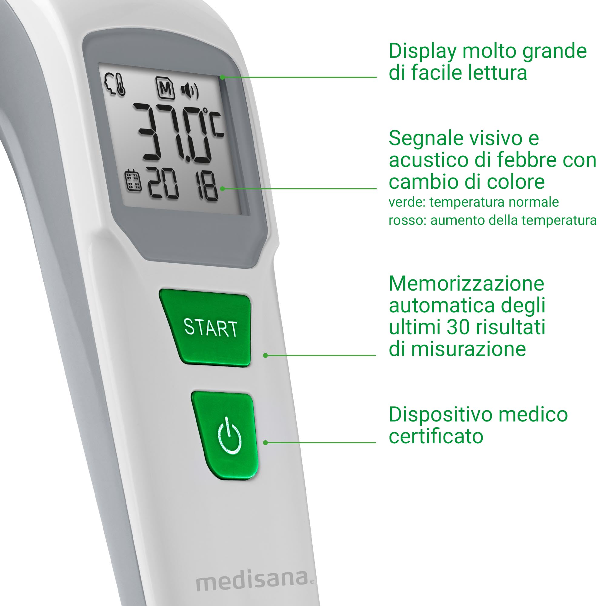 medisana-tm-760-termometro-digitale-a-infrarossi-da-fronte-senza-contatto-per-ne image 5