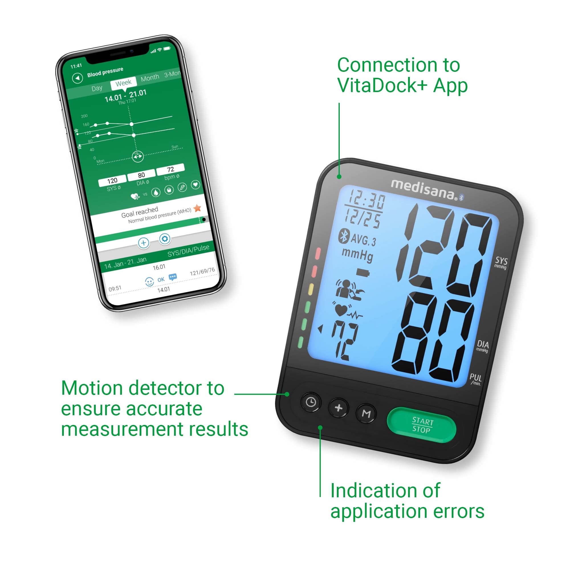 medisana-bu-580-connect-misuratore-di-pressione-da-braccio-con-app-bluetooth-e-s image 5