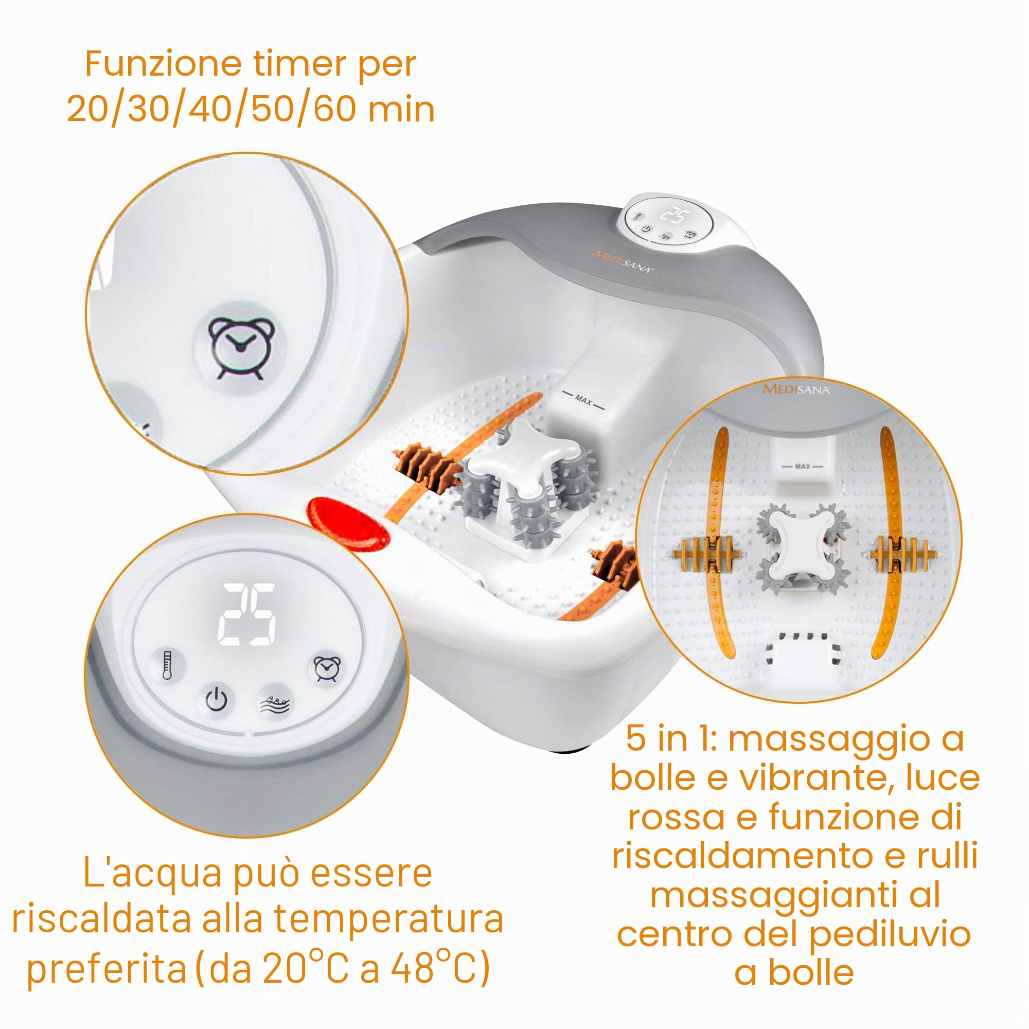 medisana-fs-885-pediluvio-massaggiante-3-in-1-con-riscaldamento-vibrazione-e-get image 4