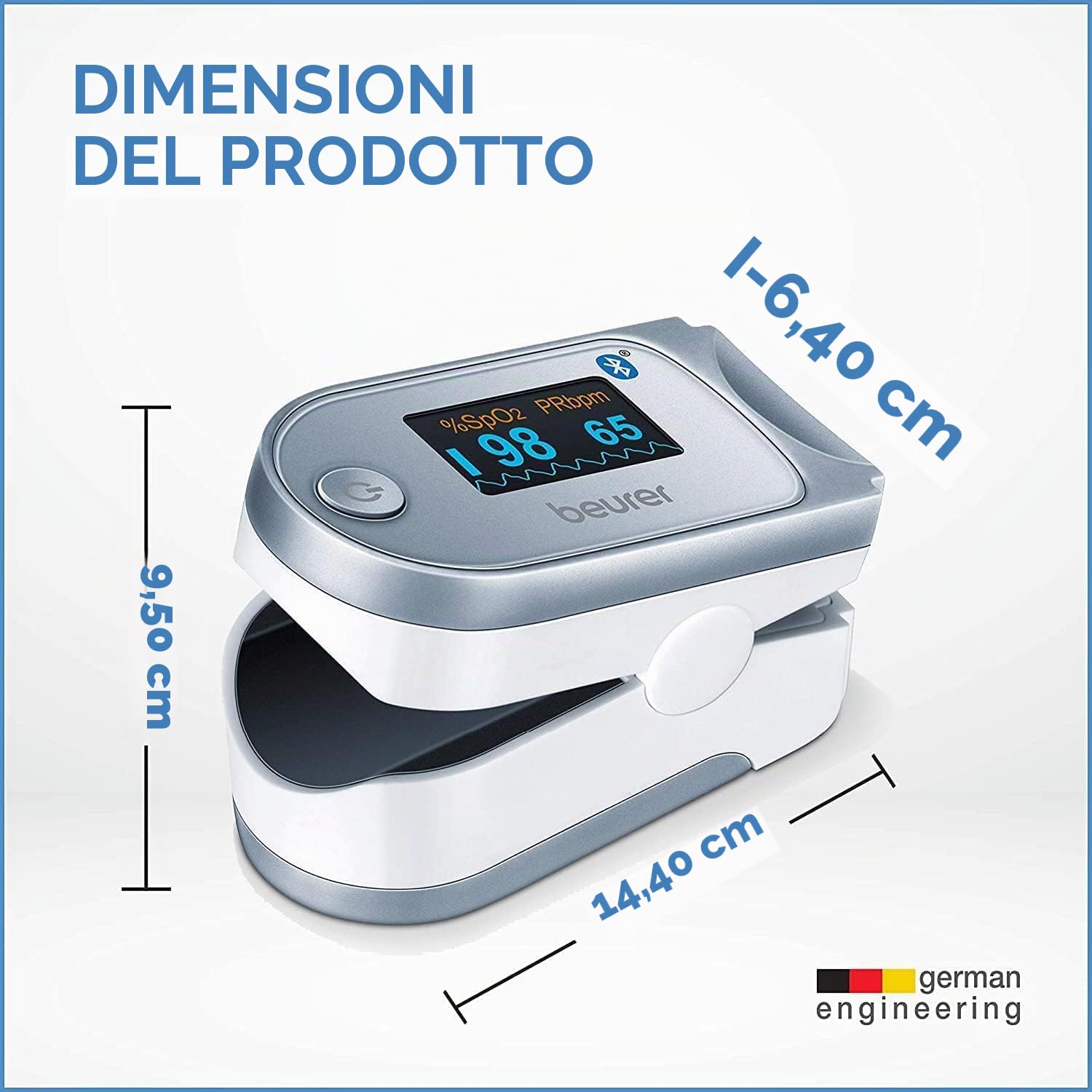 beurer-po-60-saturimetro-pulsossimetro-bluetooth-a-lettura-istantanea-display-a- image 7