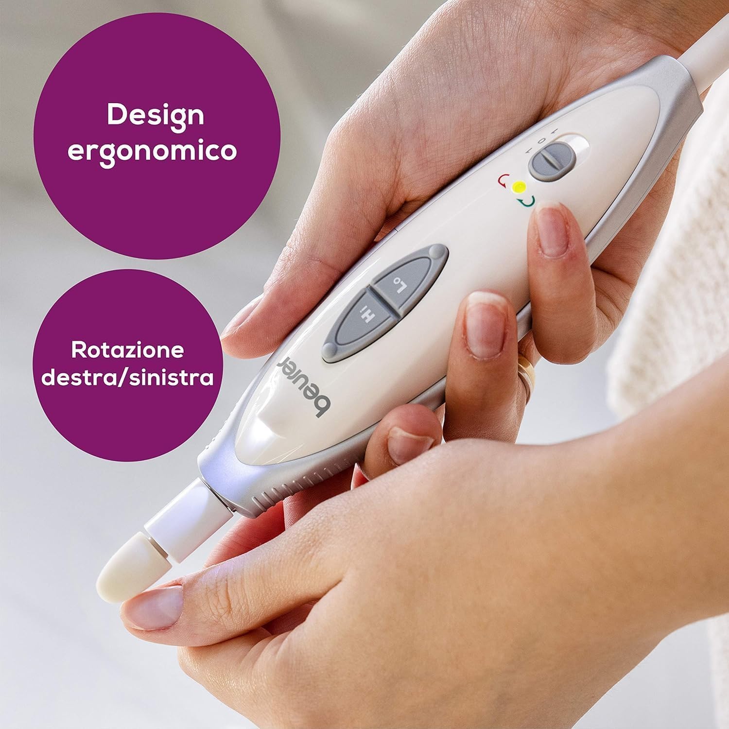 beurer-mp-41-fresa-elettrica-per-unghie-con-7-accessori-zaffiro-e-feltro-manicur image 3