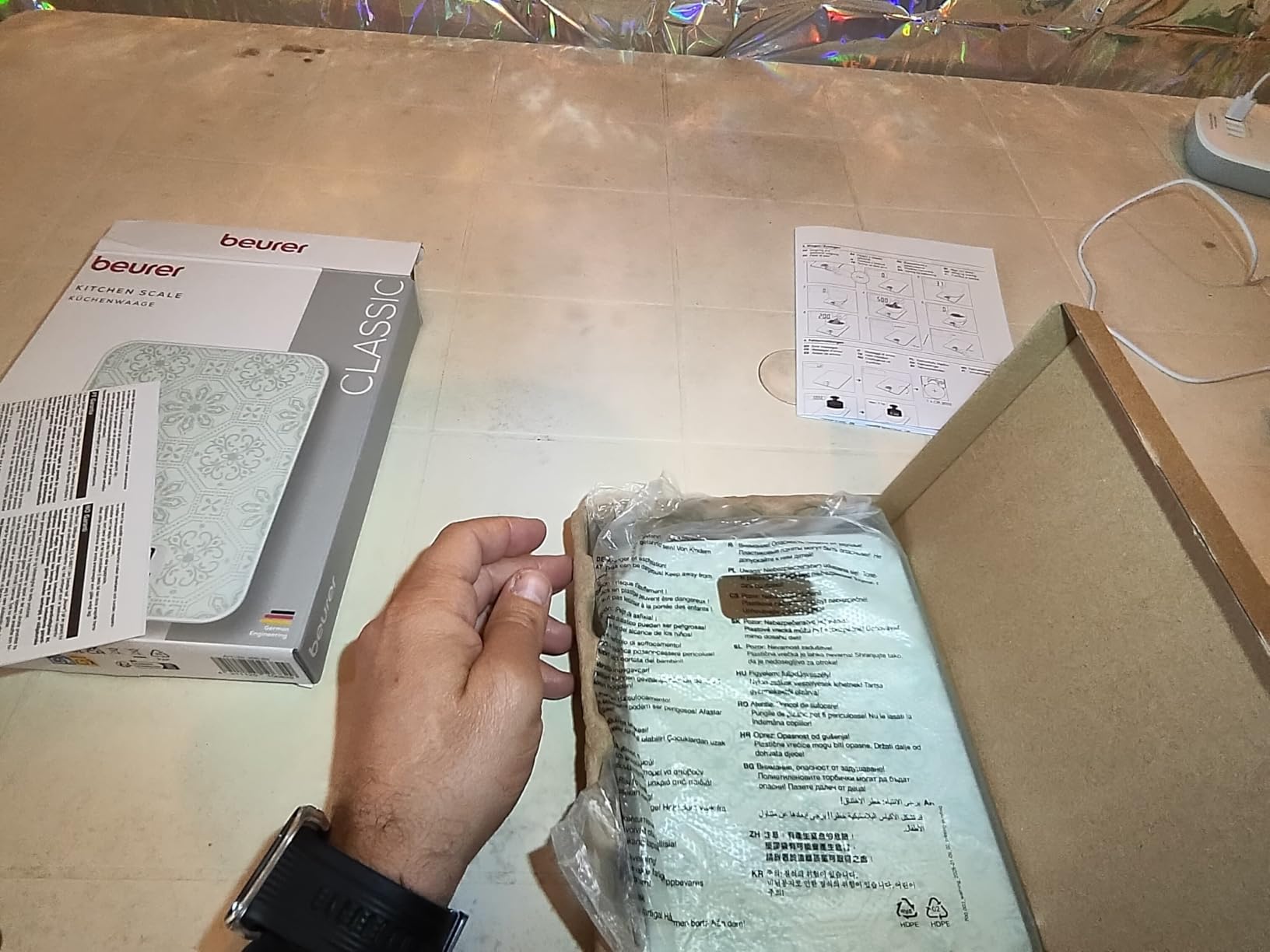 Vetro rotto al primo utilizzo