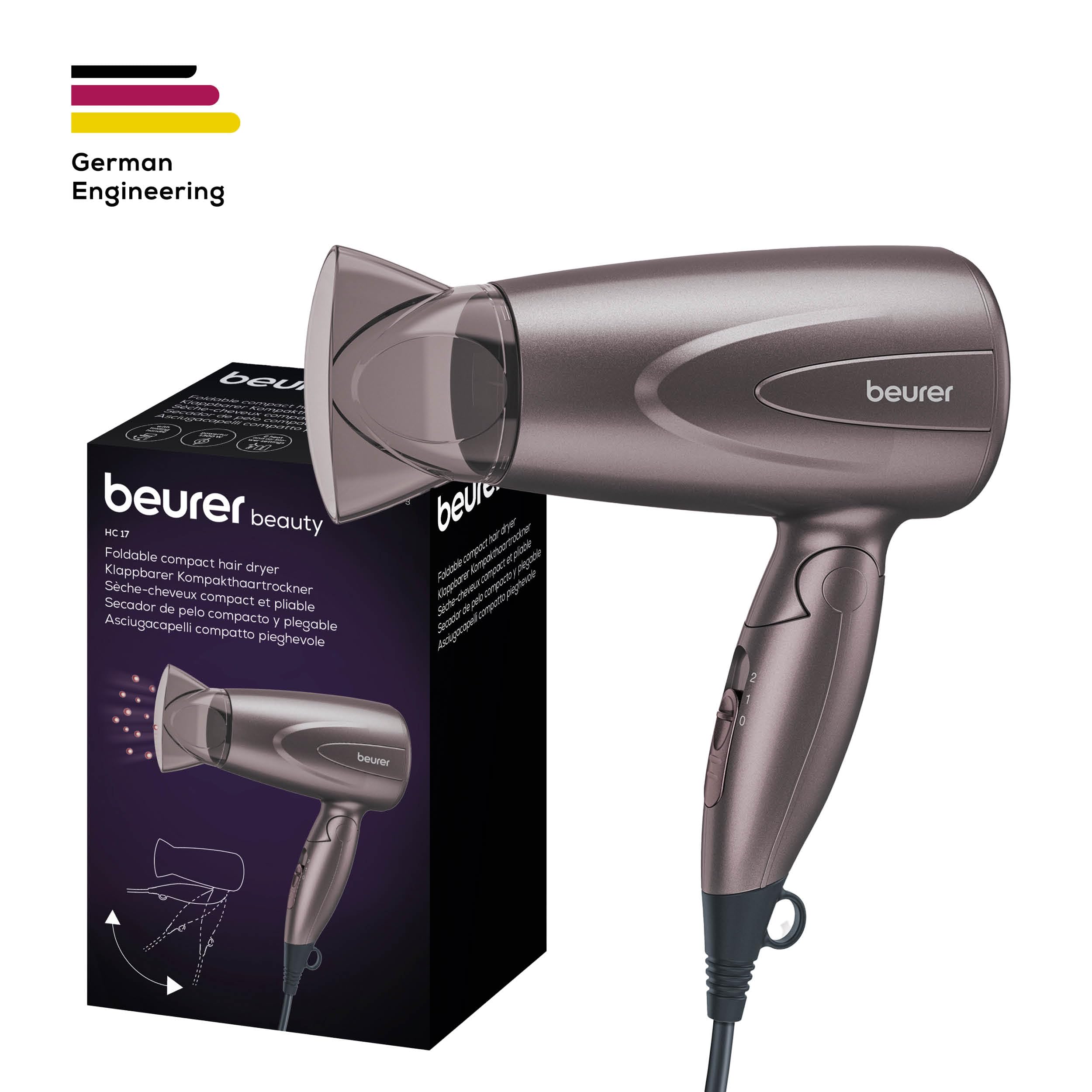 beurer-hc-17-asciugacapelli-compatto-pieghevole-1300-watt-phon-da-viaggio-con-2- image 5