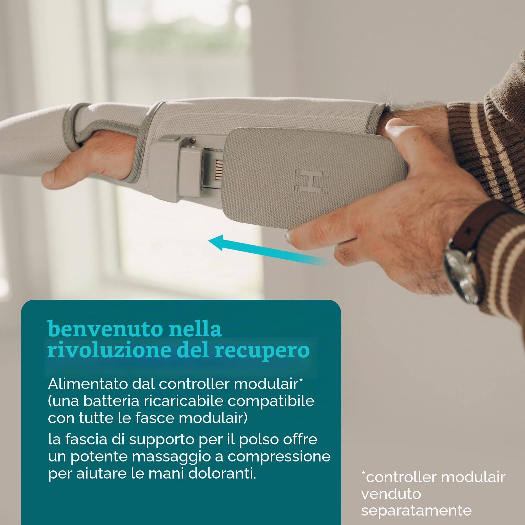 homedics-modulair-fascia-di-supporto-per-mano-a-compressione-e-calore-regolabile image 3