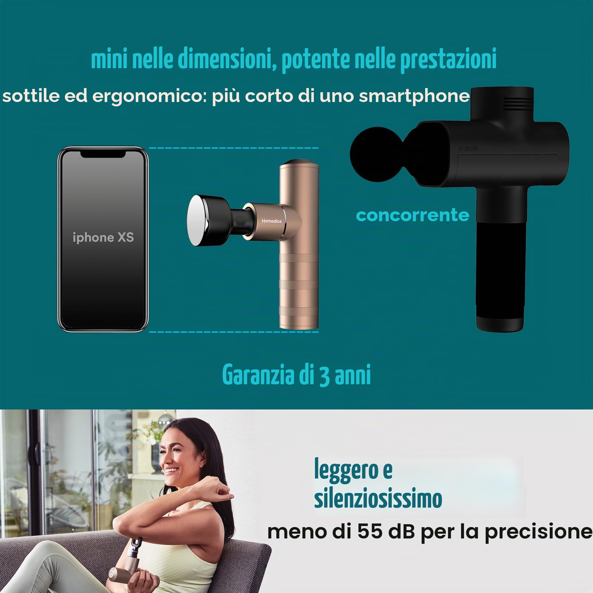 homedics-myti-mini-pistola-massaggiante-riscaldata-portatile-5-accessori-4-inten image 6