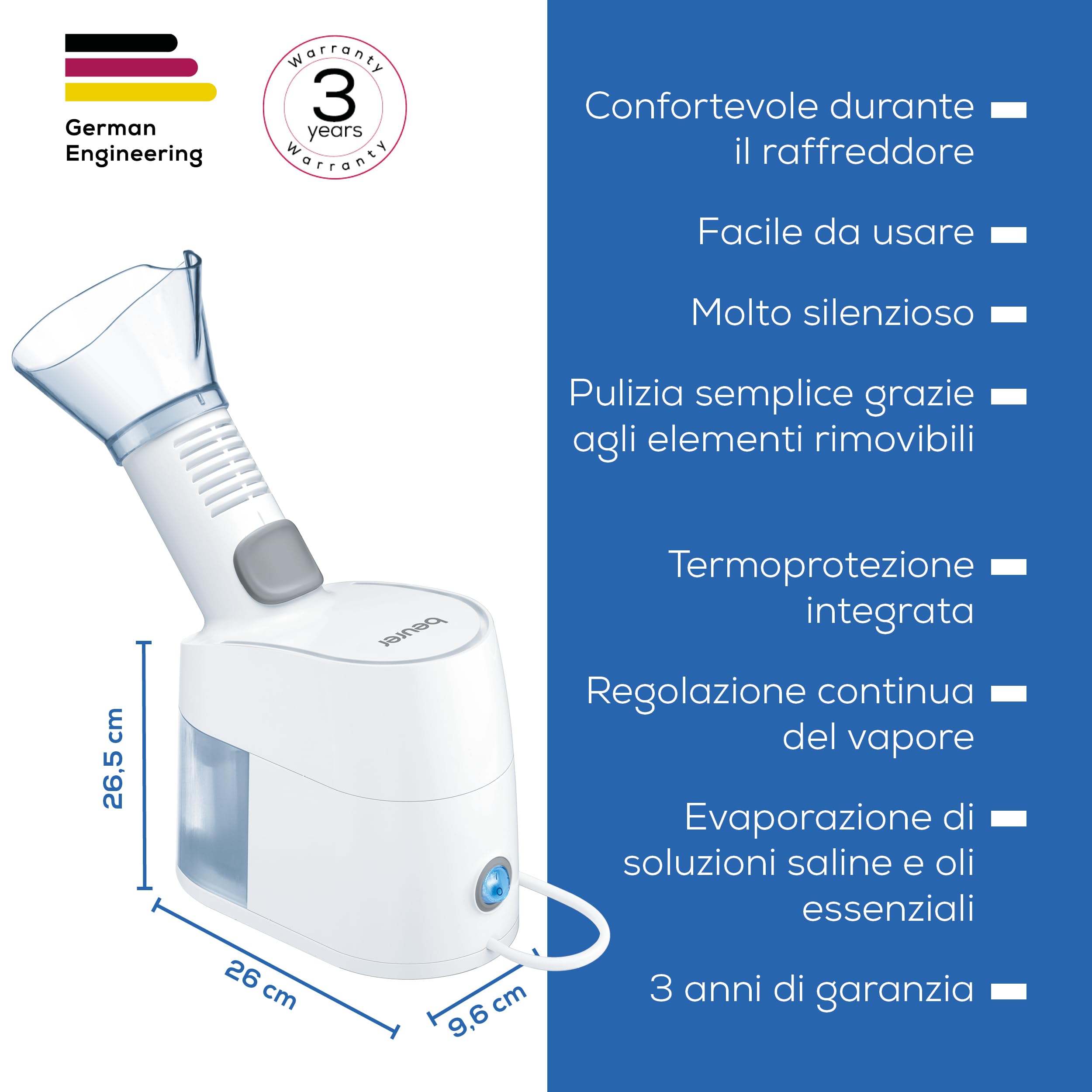 beurer-si-40-nebulizzatore-a-vapore-silenzioso-per-bocca-naso-e-gola-con-oli-ess image 6