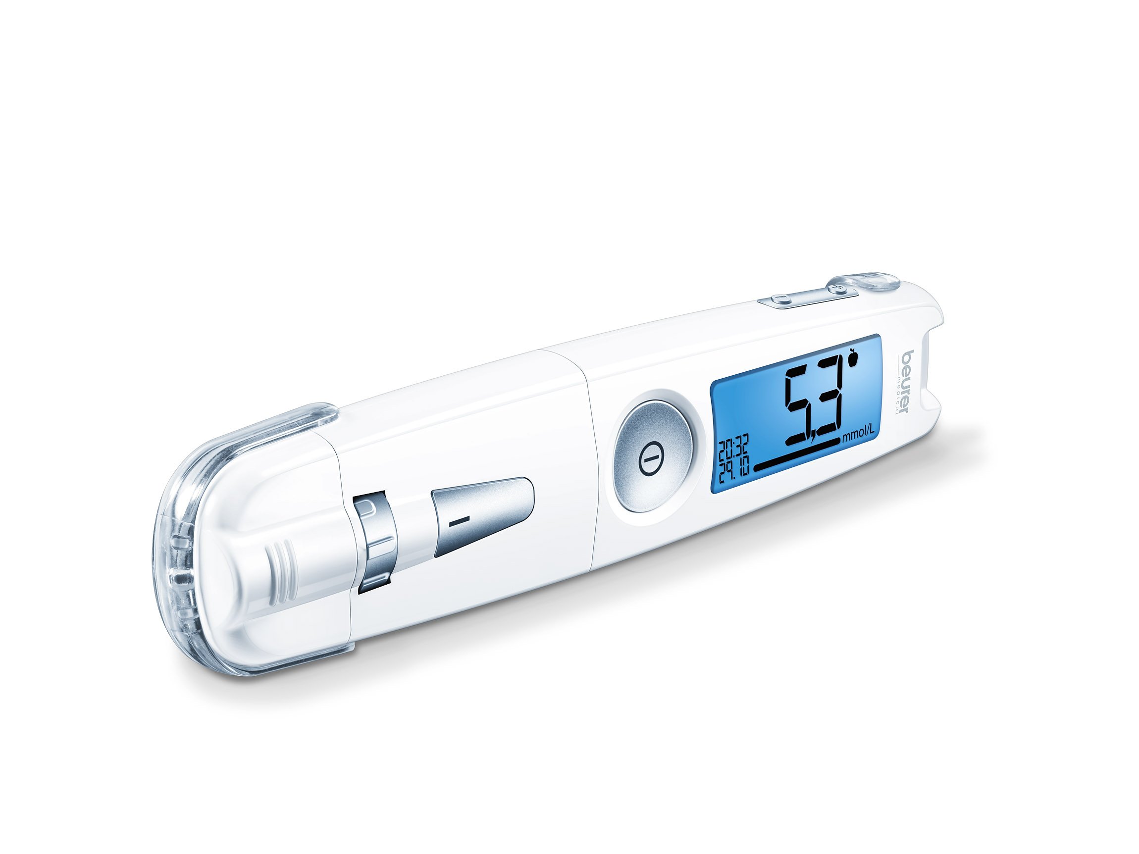 beurer-gl-50-glucometro-starter-set-con-strisce-reattive-lancette-e-diario-glice image 1