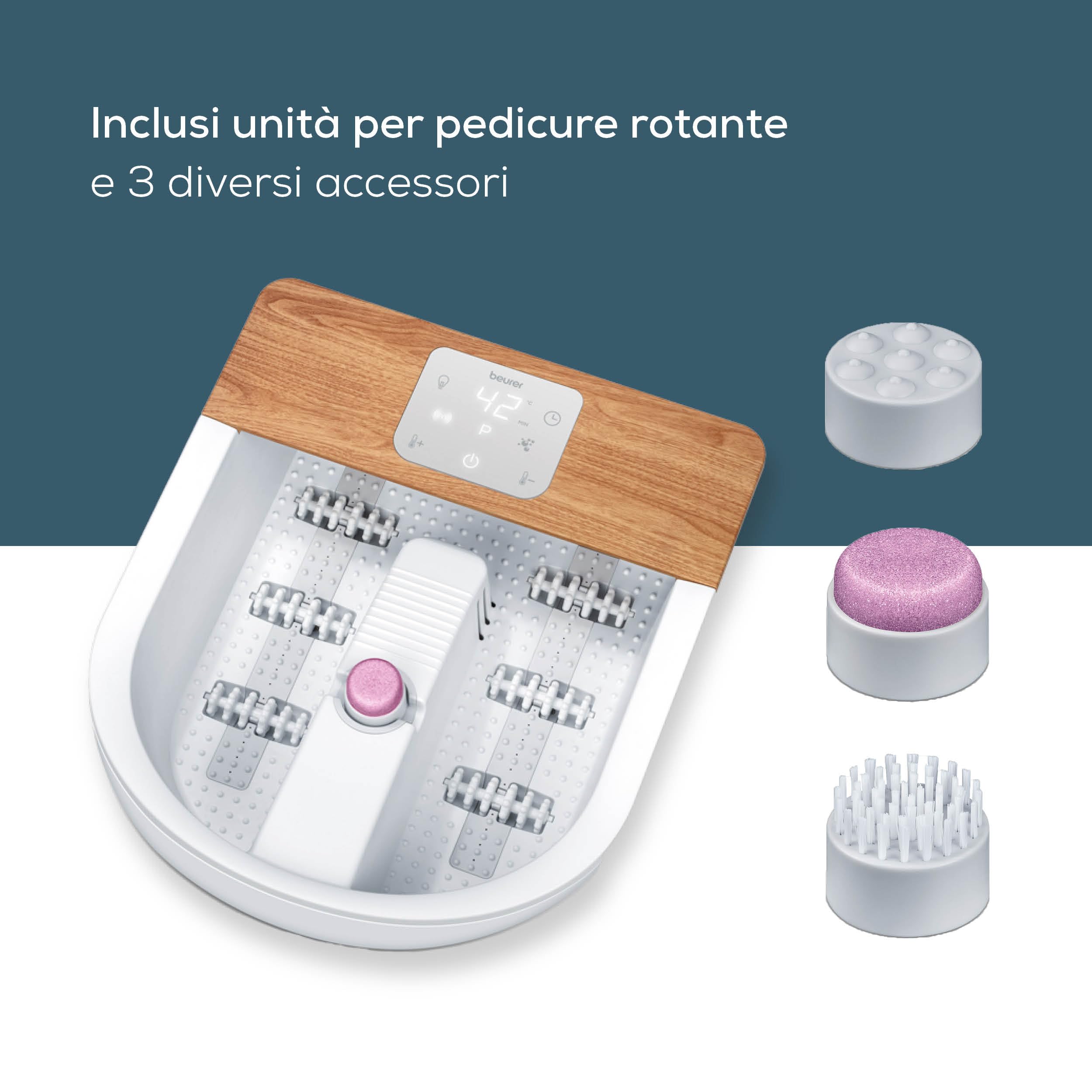 beurer-fb-65-idromassaggiatore-plantare-wellness-con-riscaldamento-acqua-illumin image 3