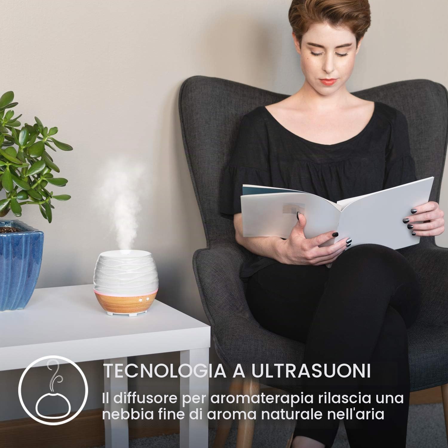 homedics-ellia-ascend-diffusore-di-aromi-ad-ultrasuoni-in-ceramica-e-legno-con-l image 2