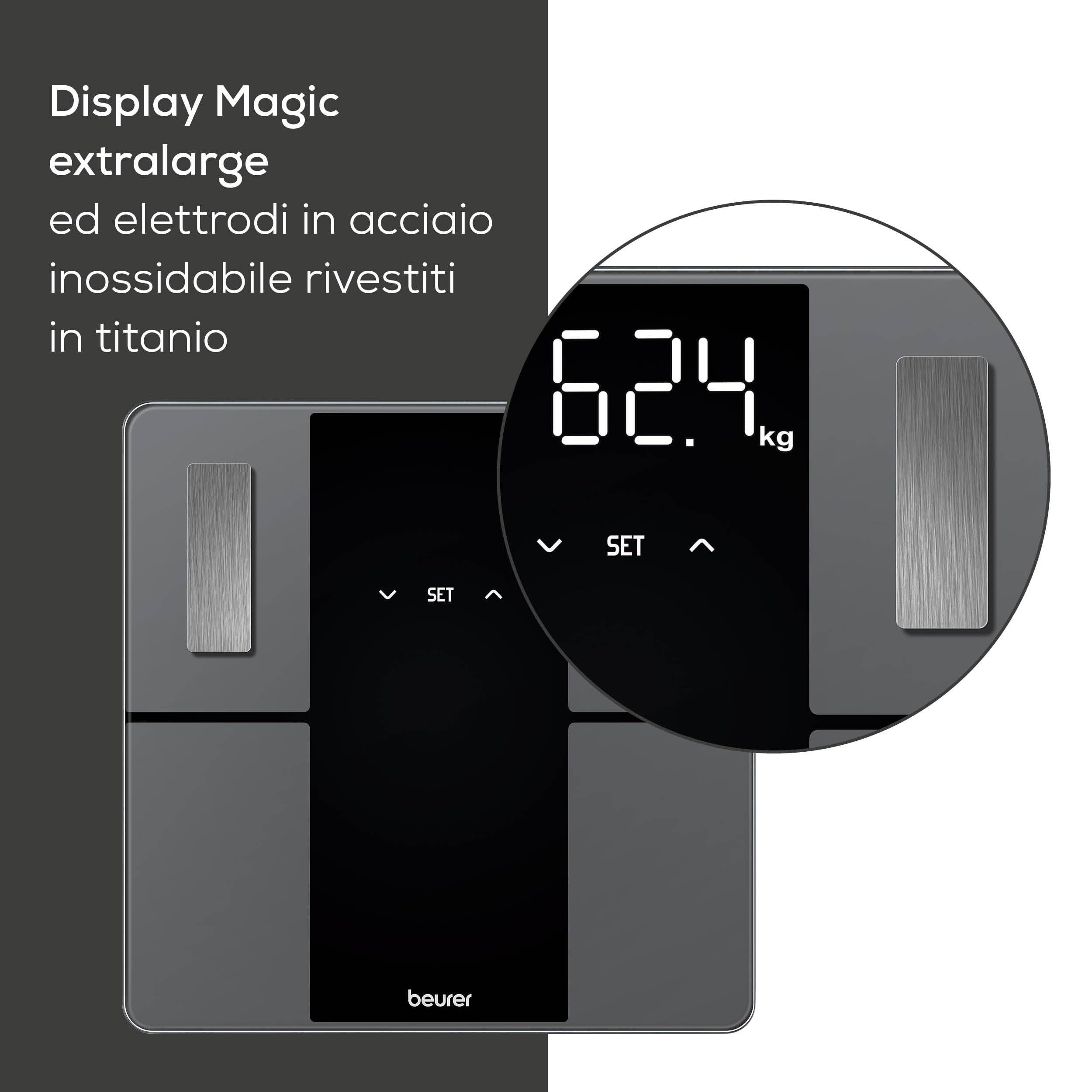 beurer-bf-500-bilancia-pesapersone-digitale-diagnostica-con-bluetooth-app-e-magi image 5