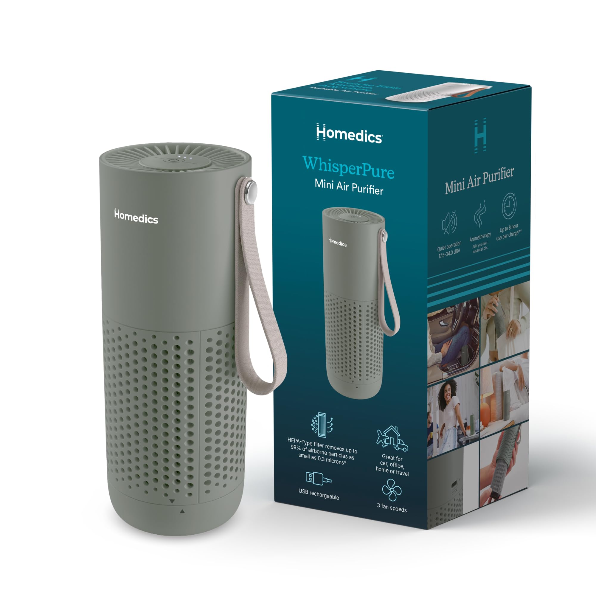 homedics-whisperpure-mini-purificatore-d-aria-portatile-hepa-type-3-in-1-senza-f image 8