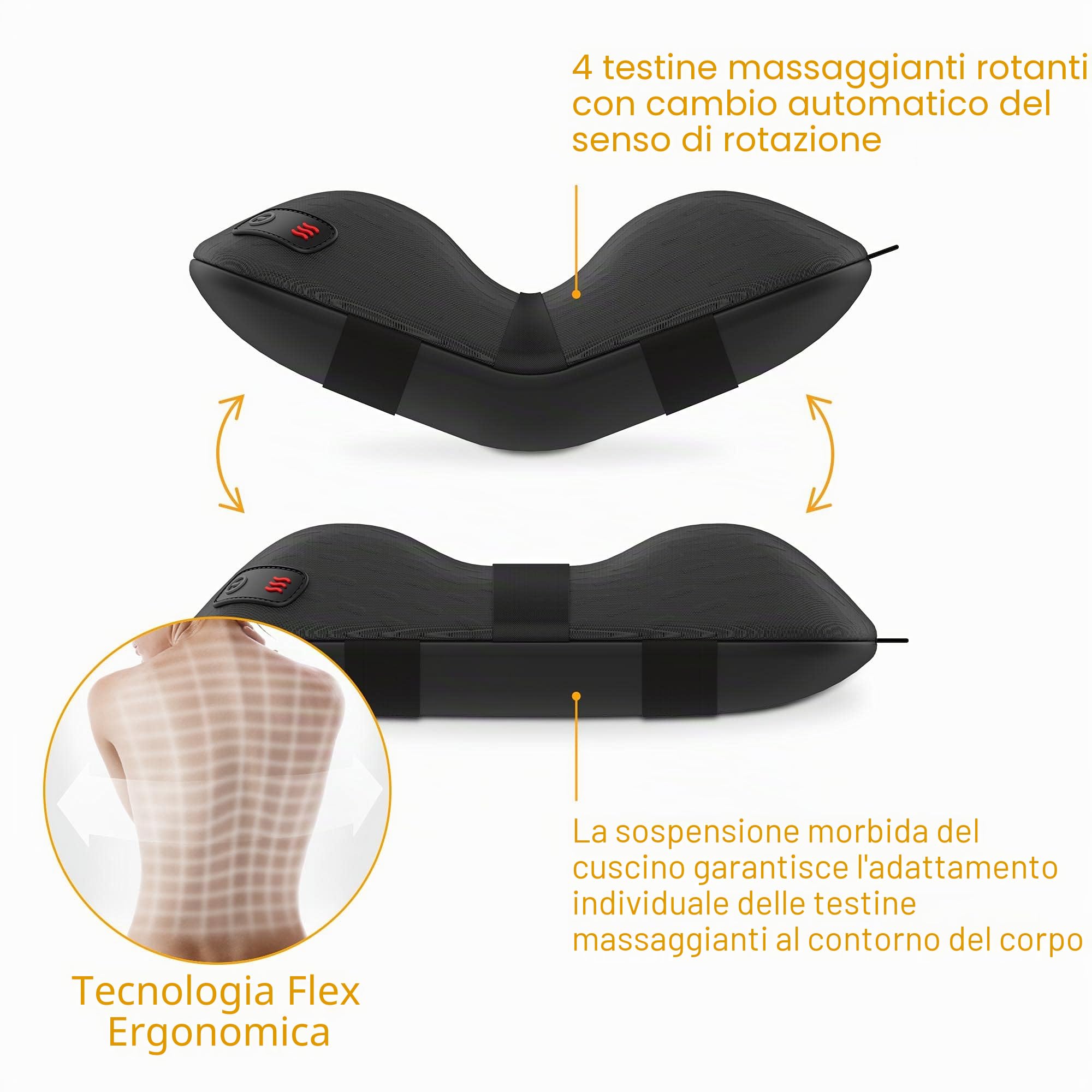 medisana-cl-300-cuscino-massaggio-shiatsu-con-funzione-calore-4-testine-rotanti- image 4