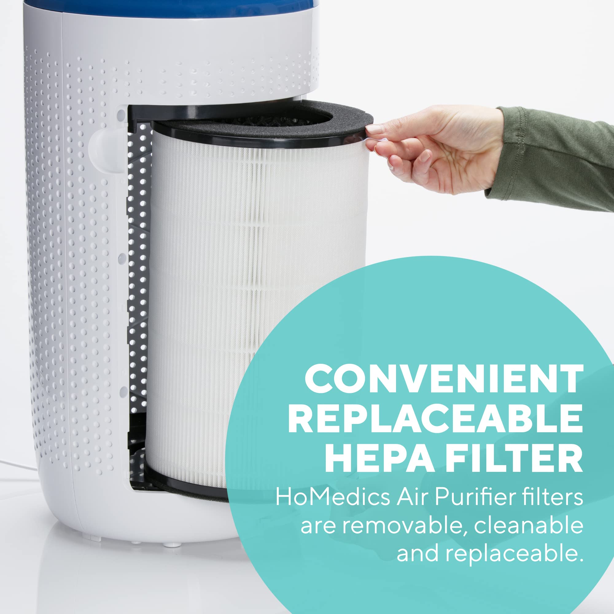 homedics-totalclean-5-in-1-deluxe-ap-t30-purificatore-d-aria-con-vero-filtro-hep image 5