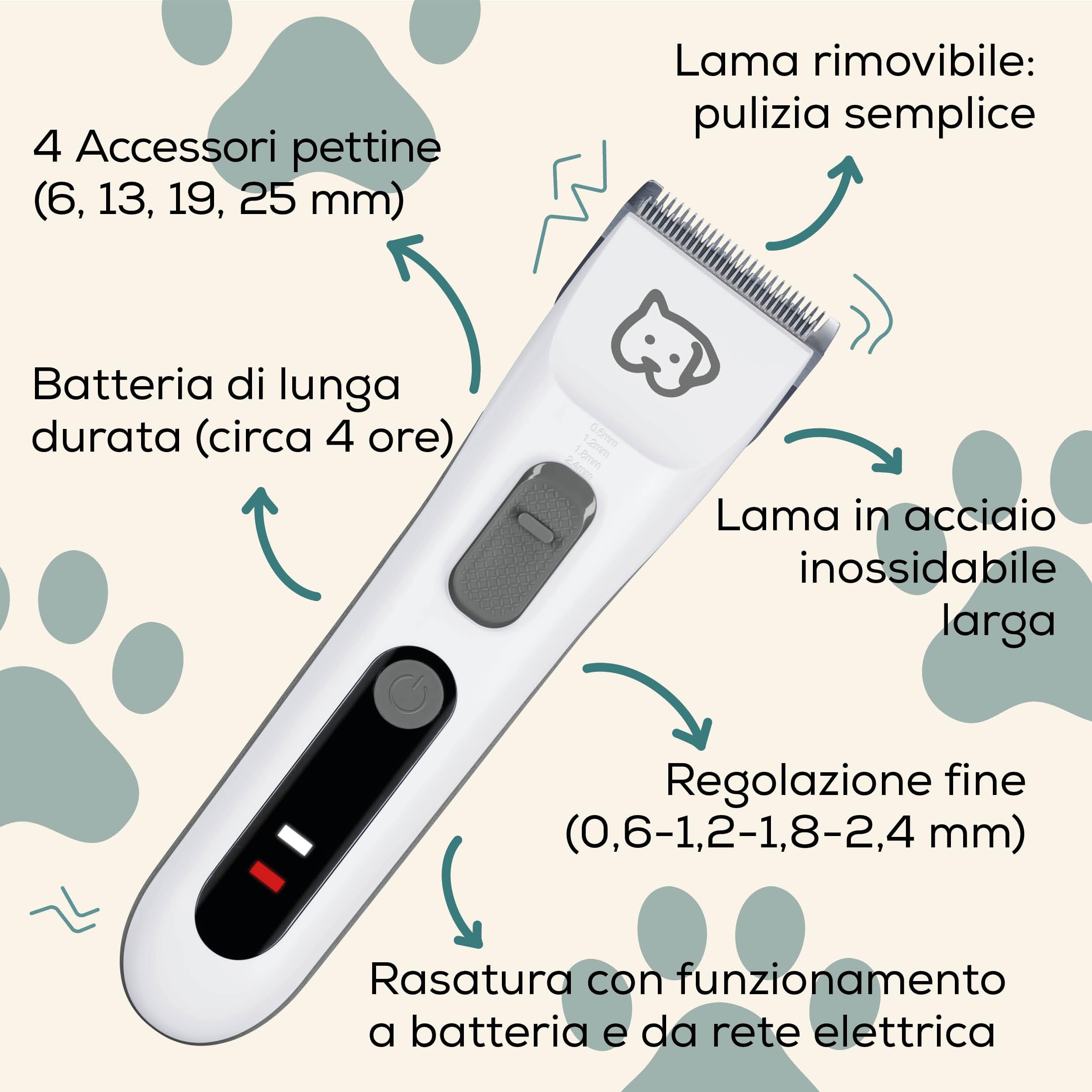 beurer-love-your-pet-tosatrice-fluffy-per-cani-e-gatti-motore-silenzioso-55-db-4 image 7