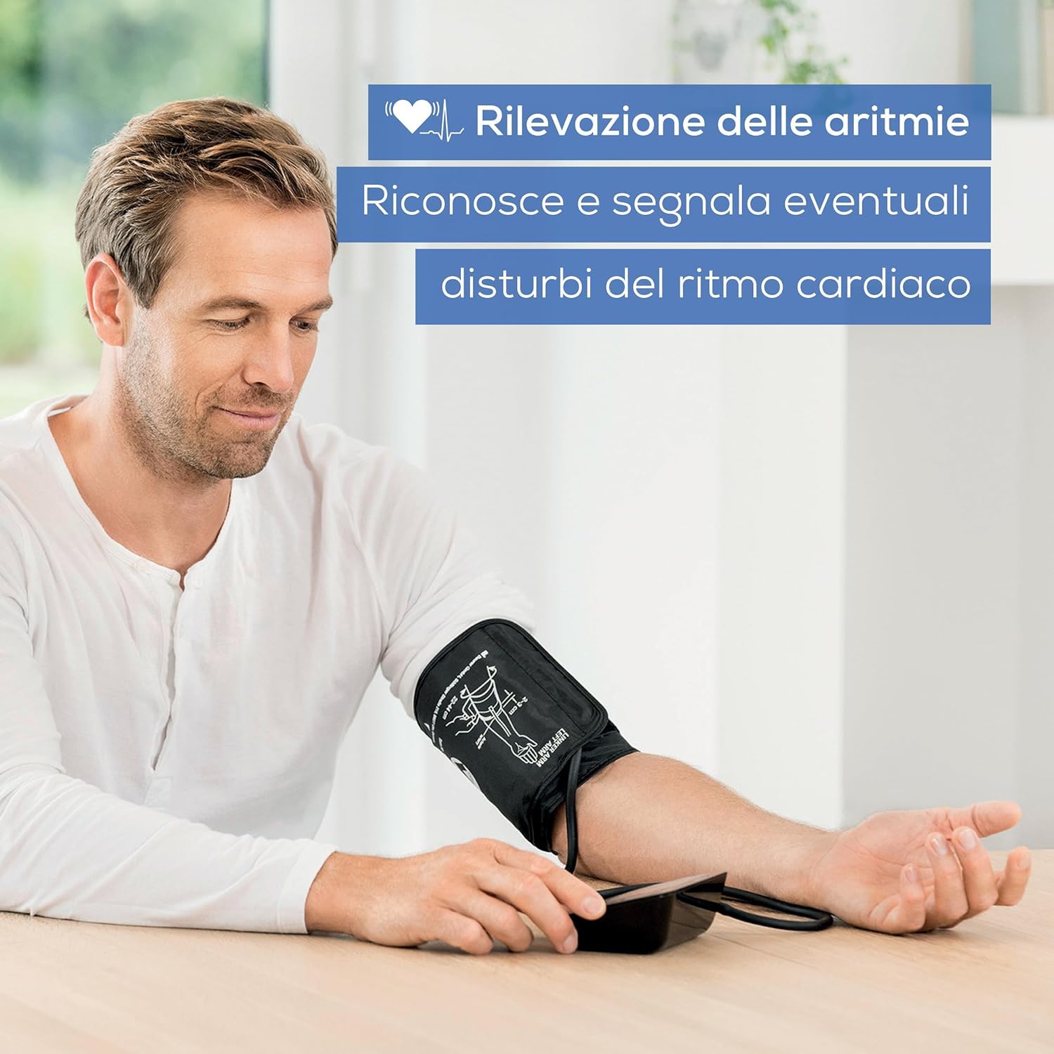beurer-bm-54-misuratore-di-pressione-da-braccio-con-bluetooth-display-xl-manicot image 4