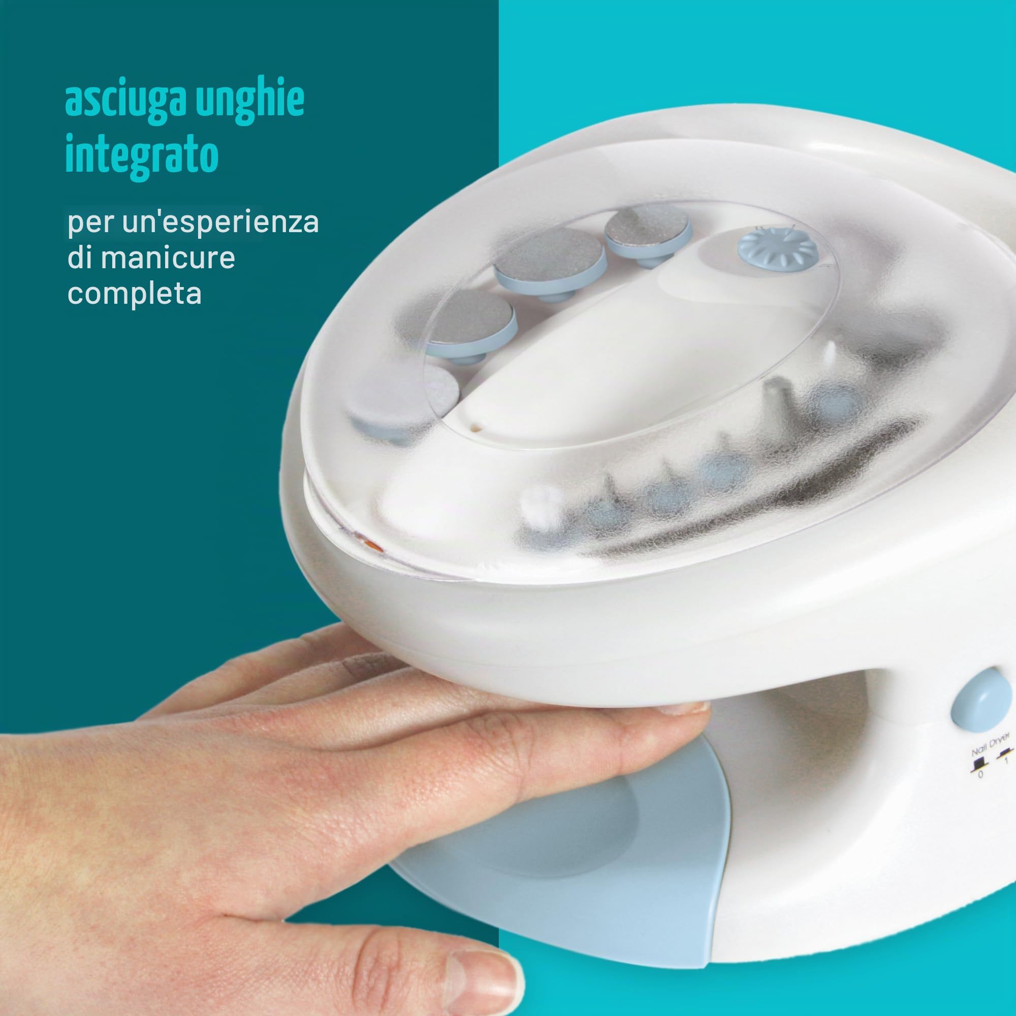 homedics-set-per-manicure-e-pedicure-elettrico-con-vaschetta-ammollo-a-bolle-12- image 4