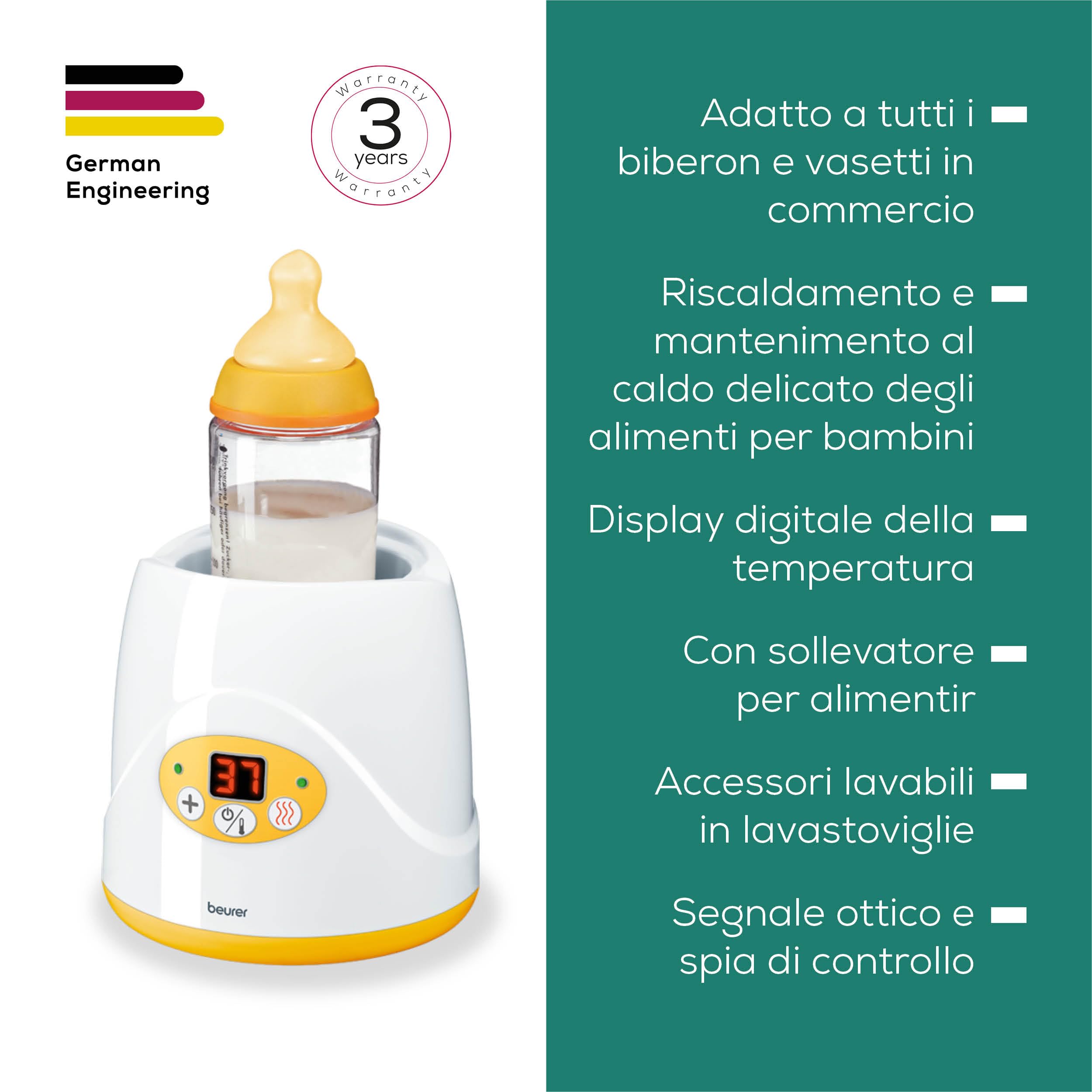beurer-by-52-scaldabiberon-e-scaldapappe-2-in-1-con-display-digitale-riscaldamen image 5
